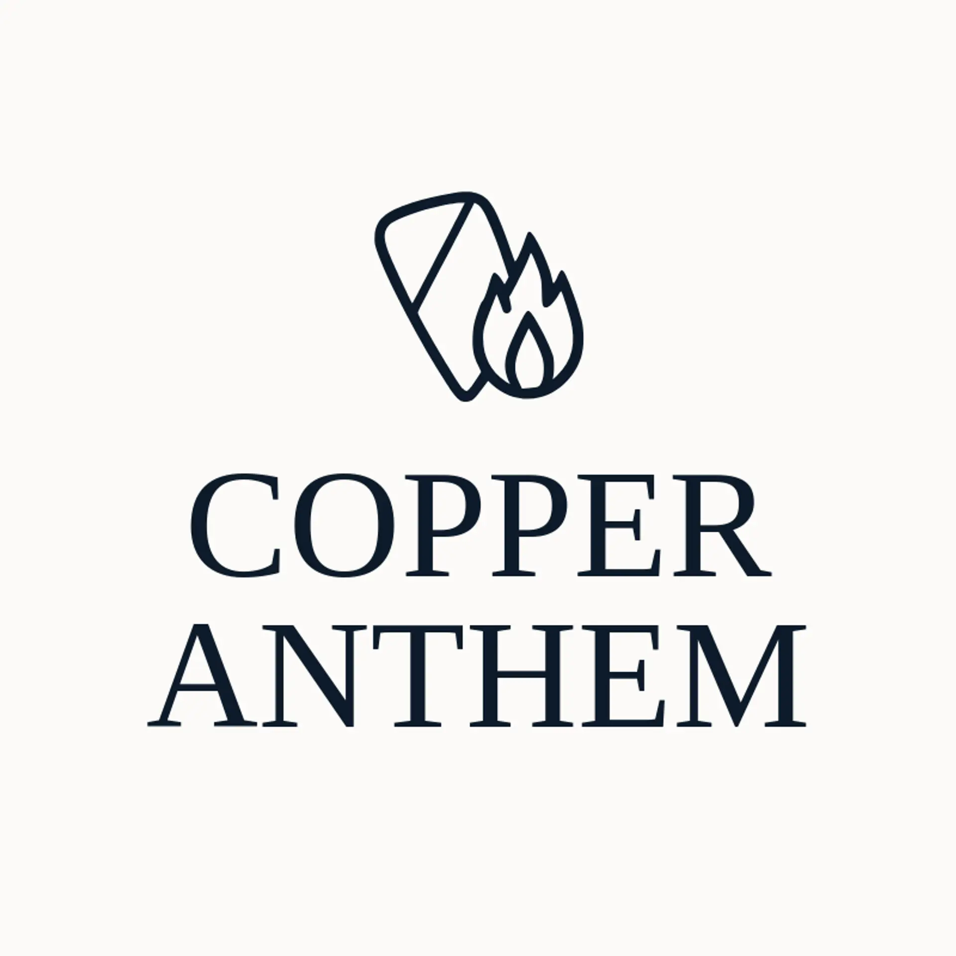 Copper Anthem logo for rock and roll