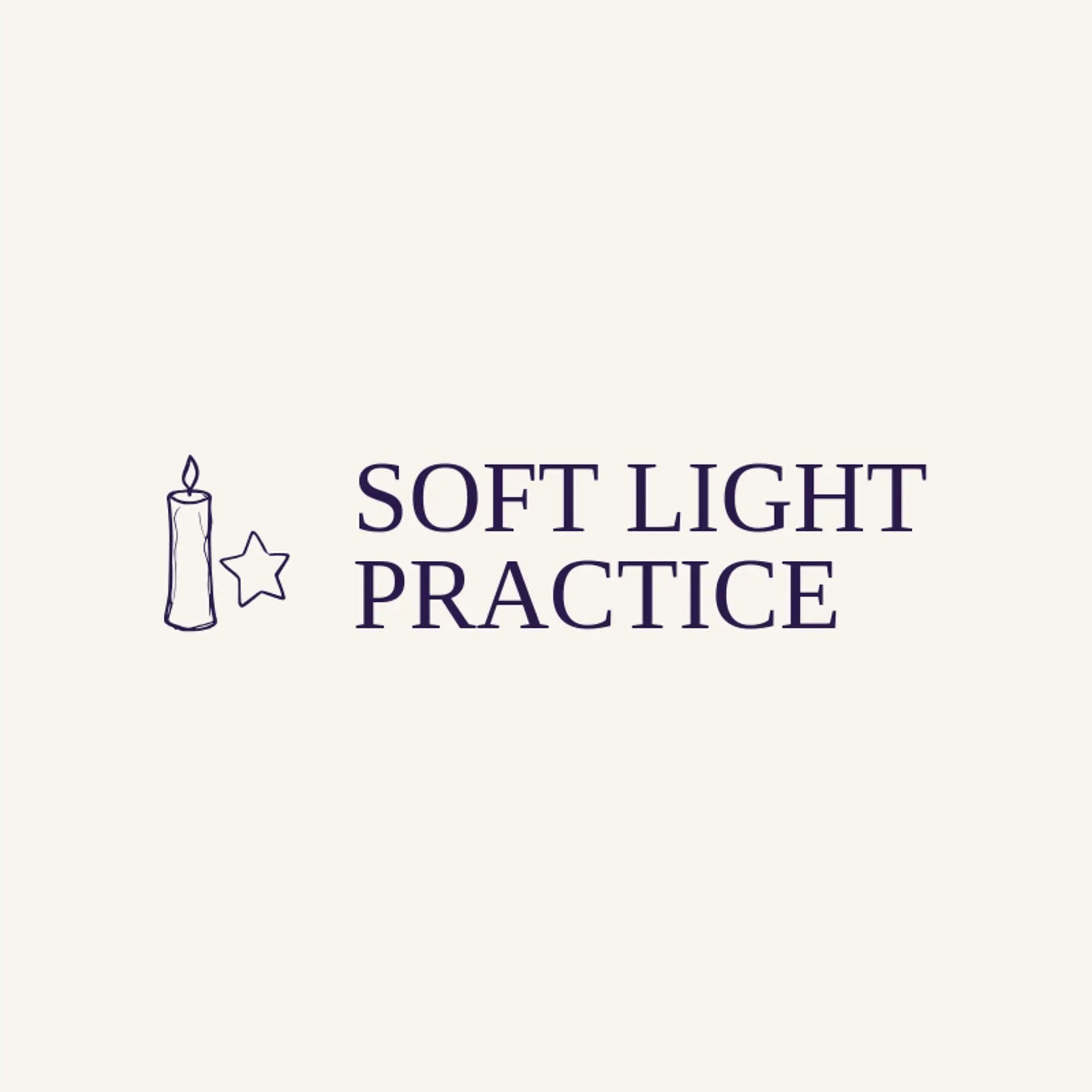 Soft Light Practice logo for psychologist