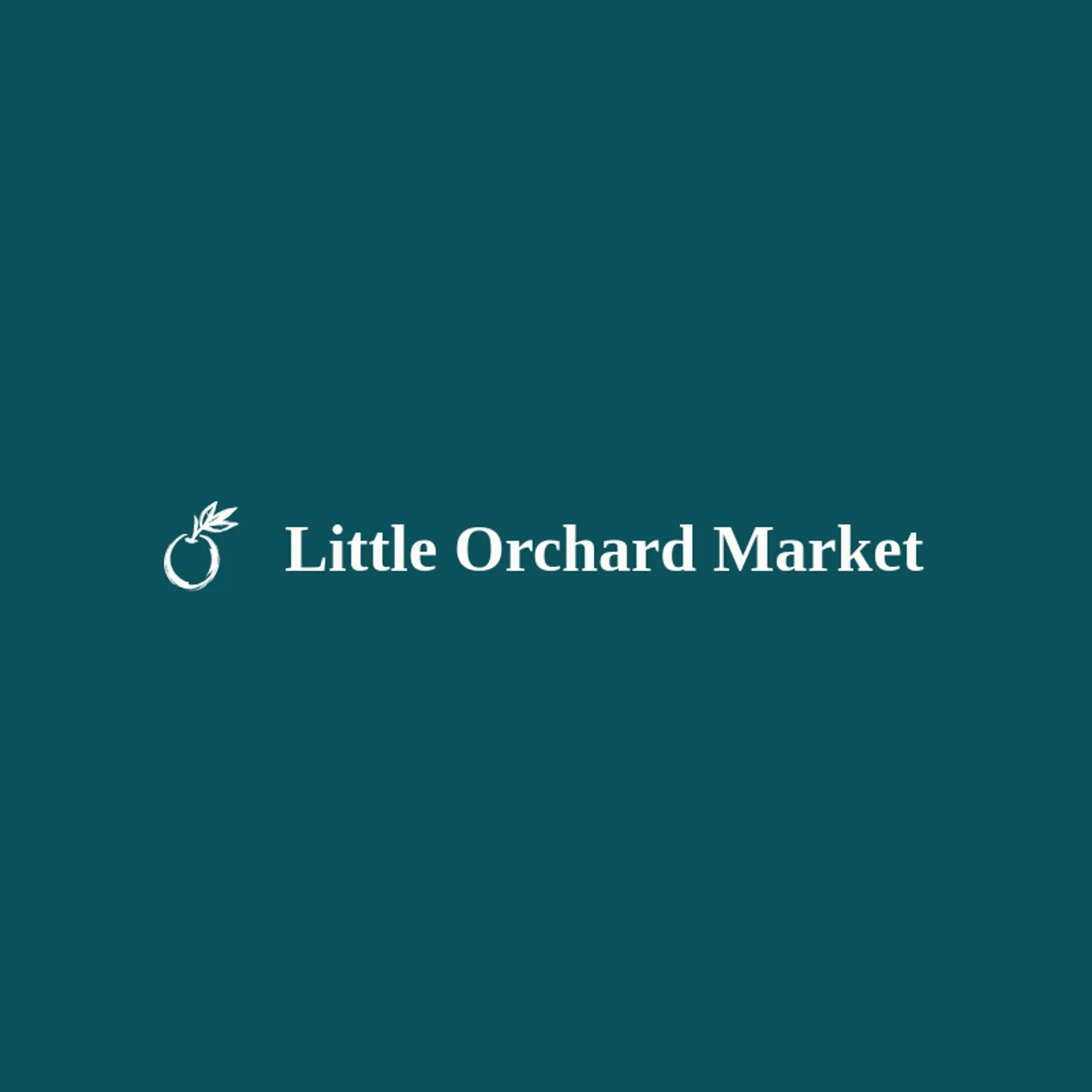 Little Orchard Market logo for market
