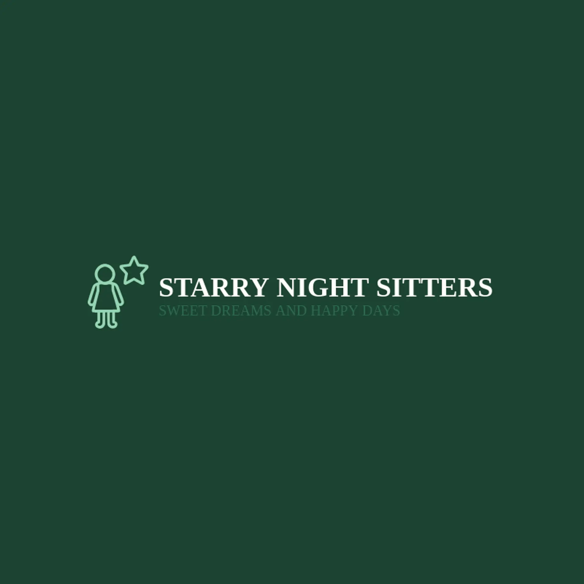 Starry Night Sitters logo for babysitter