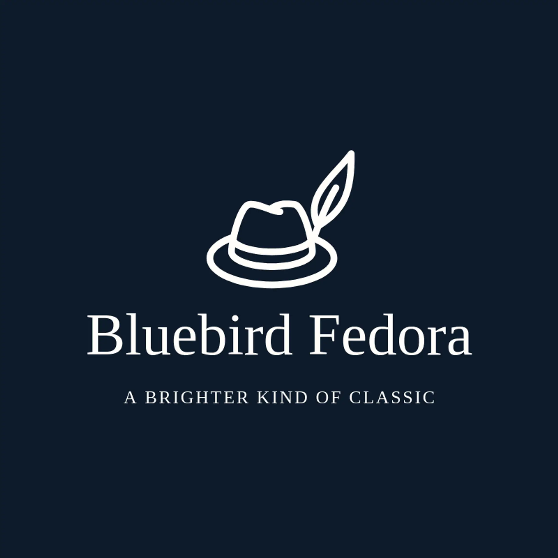 Bluebird Fedora logo for Fedora Logo Ideas