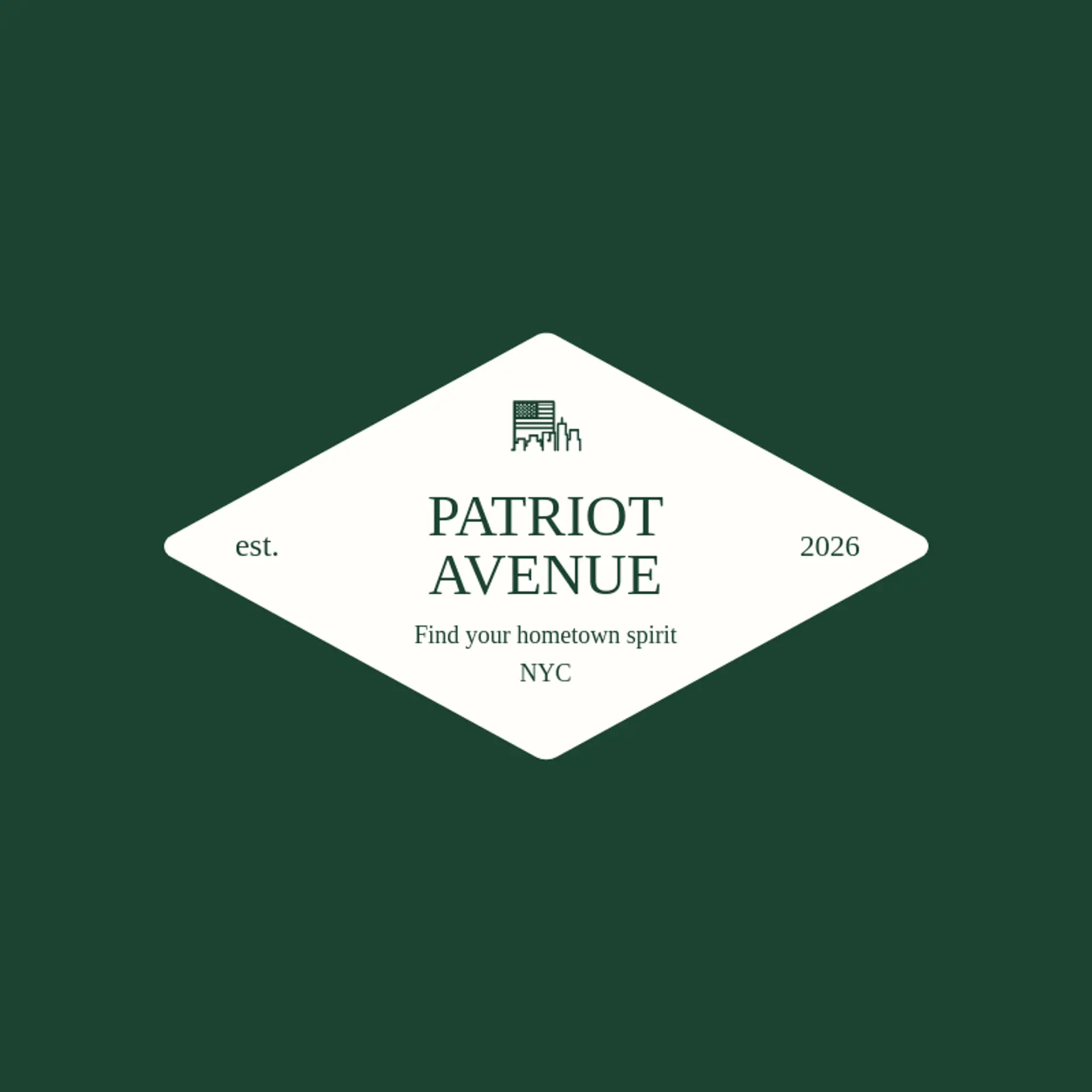 Patriot Avenue logo for usa flag
