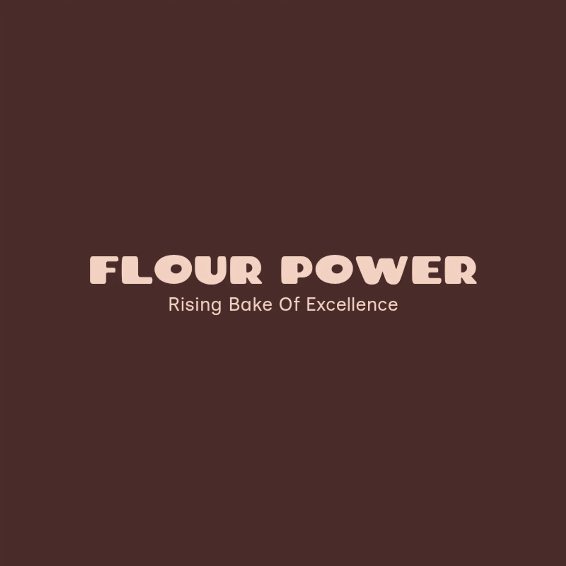 Flour Power logo for bakery