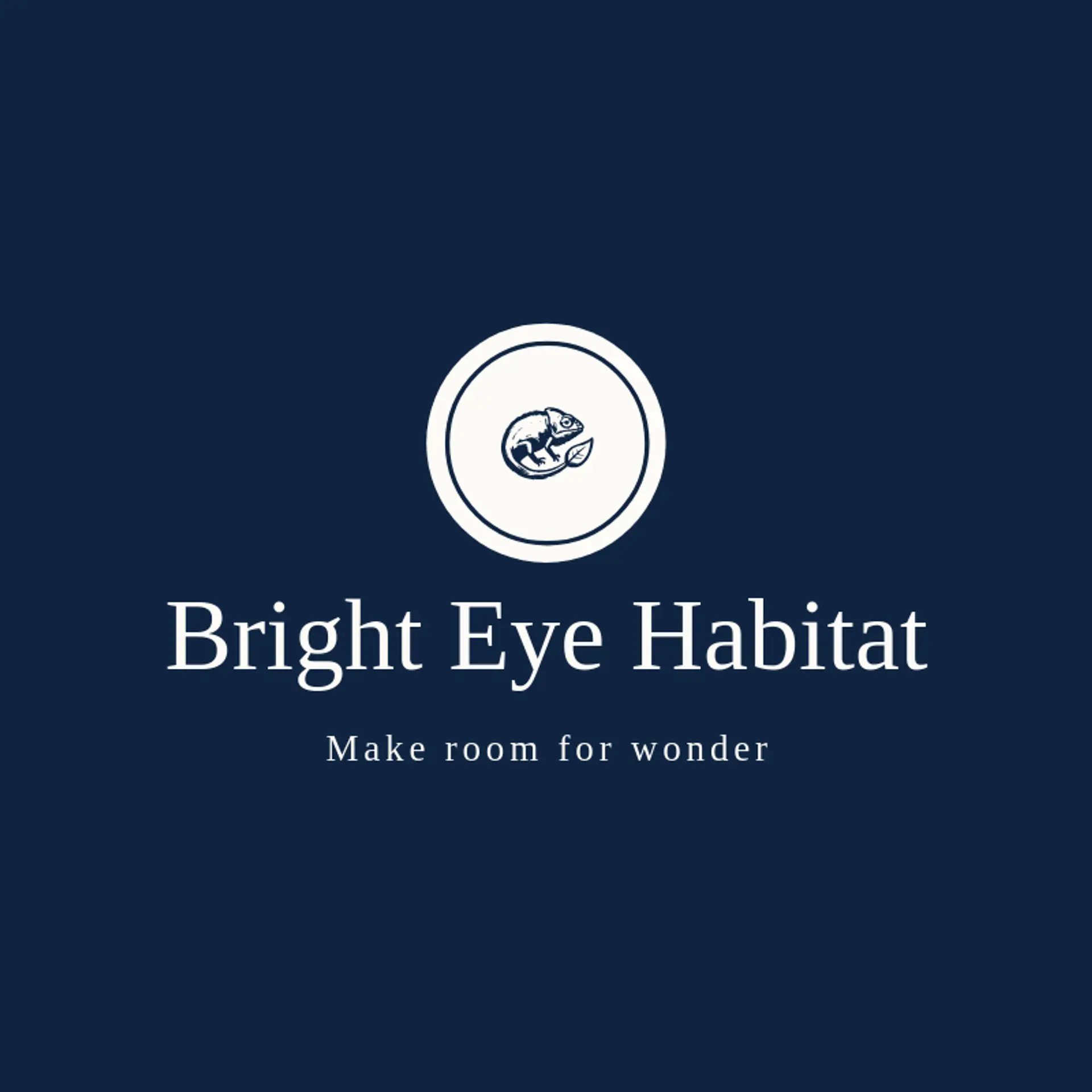 Bright Eye Habitat logo for chameleon