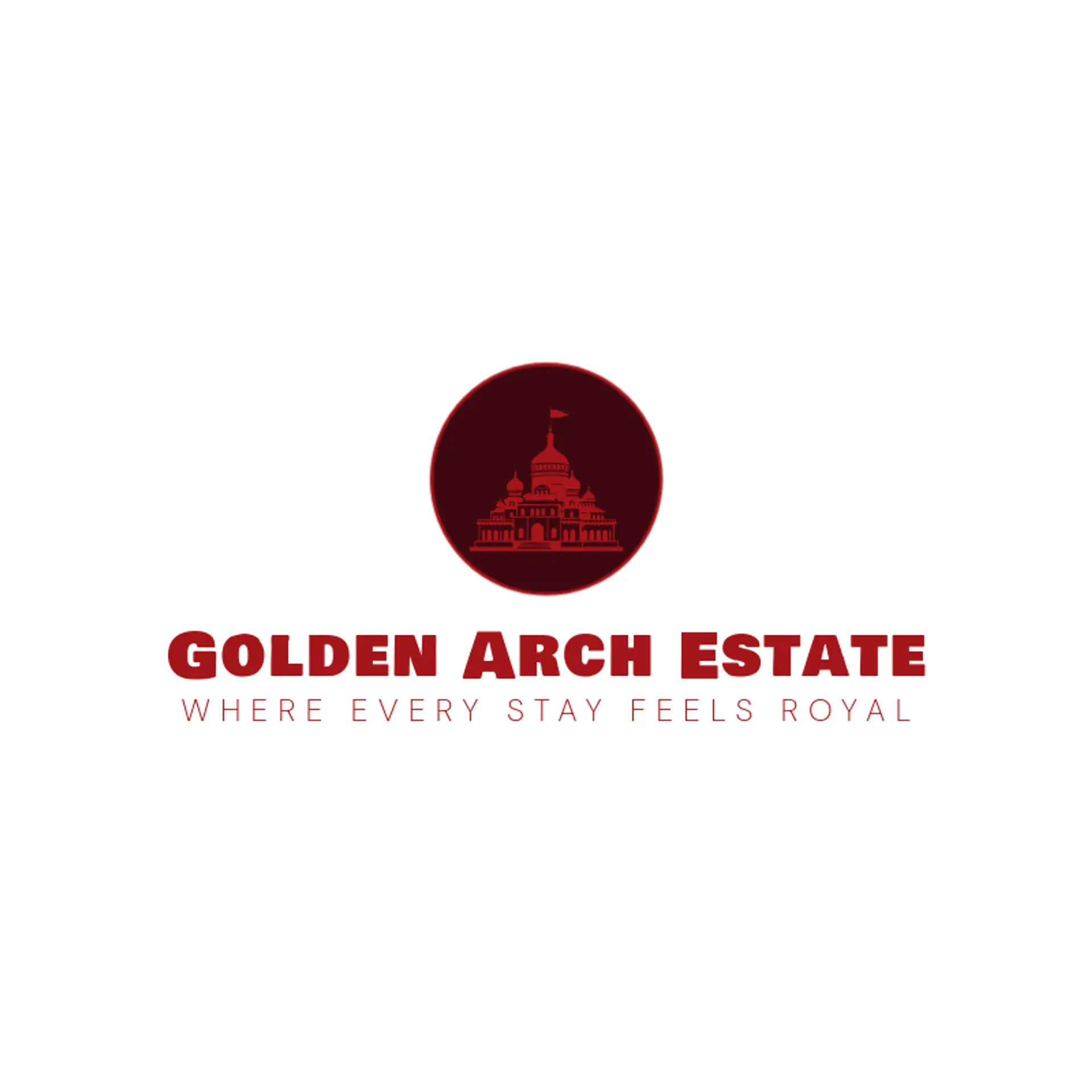 Golden Arch Estate logo for palace