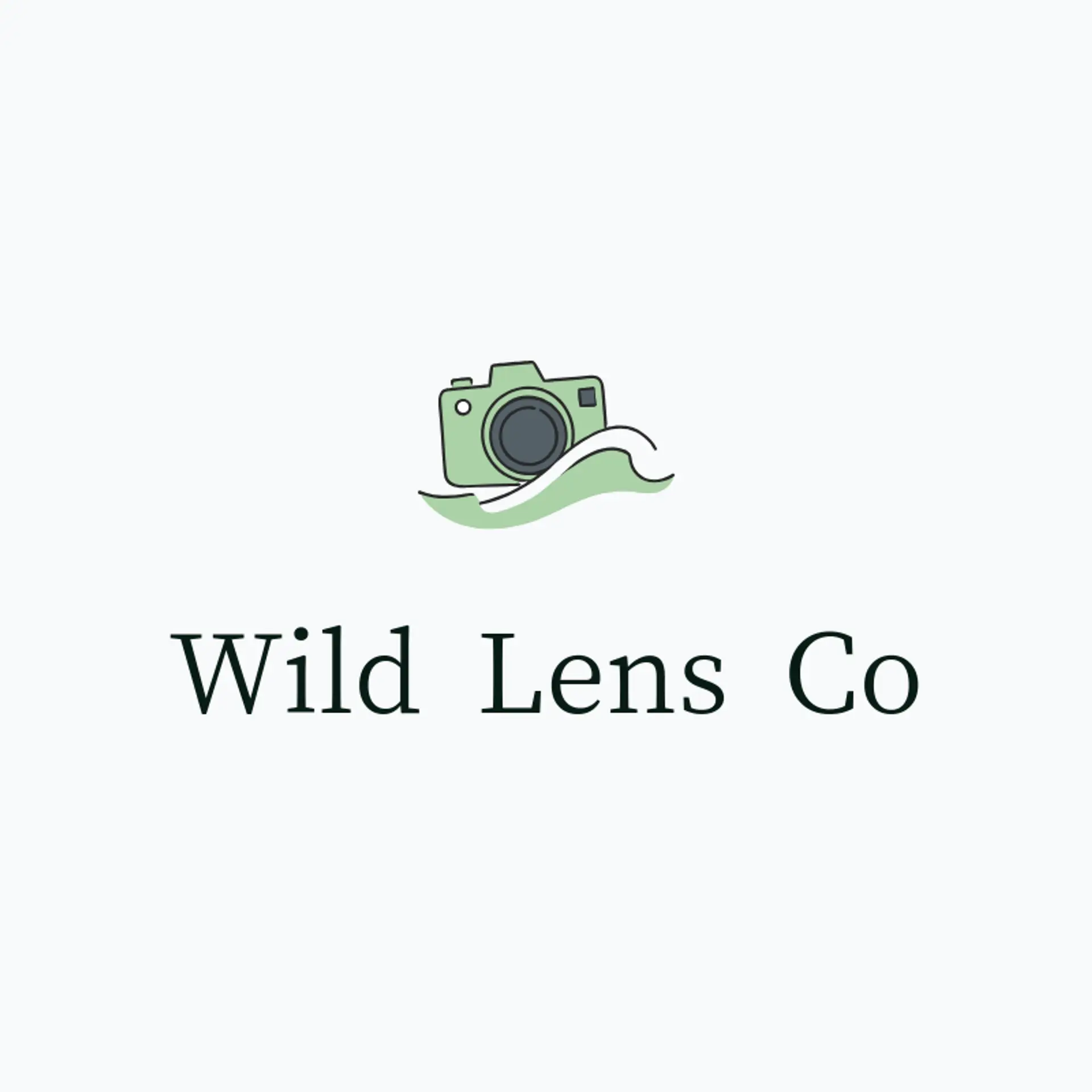 Wild Lens Co logo for video