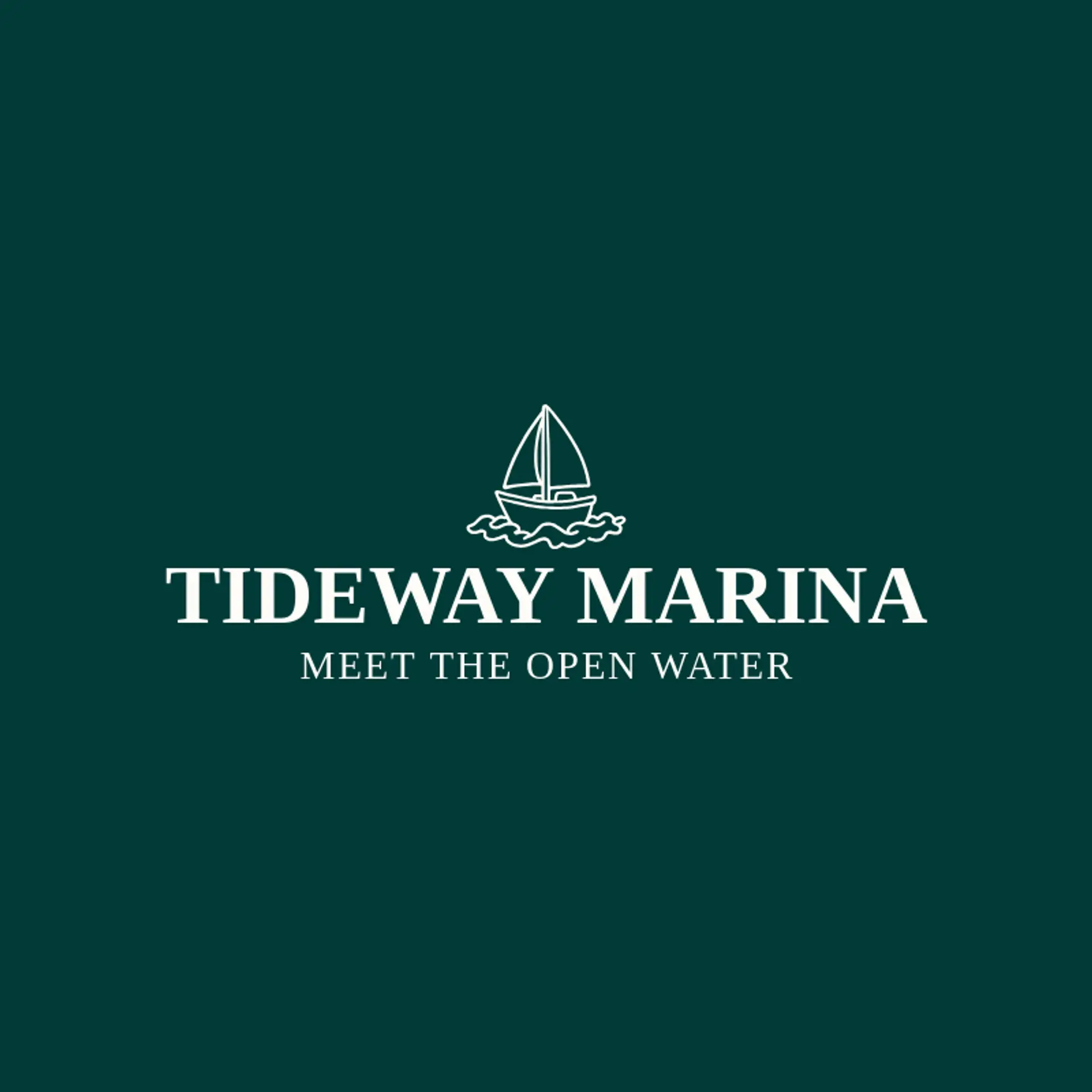 Tideway Marina logo for harbor