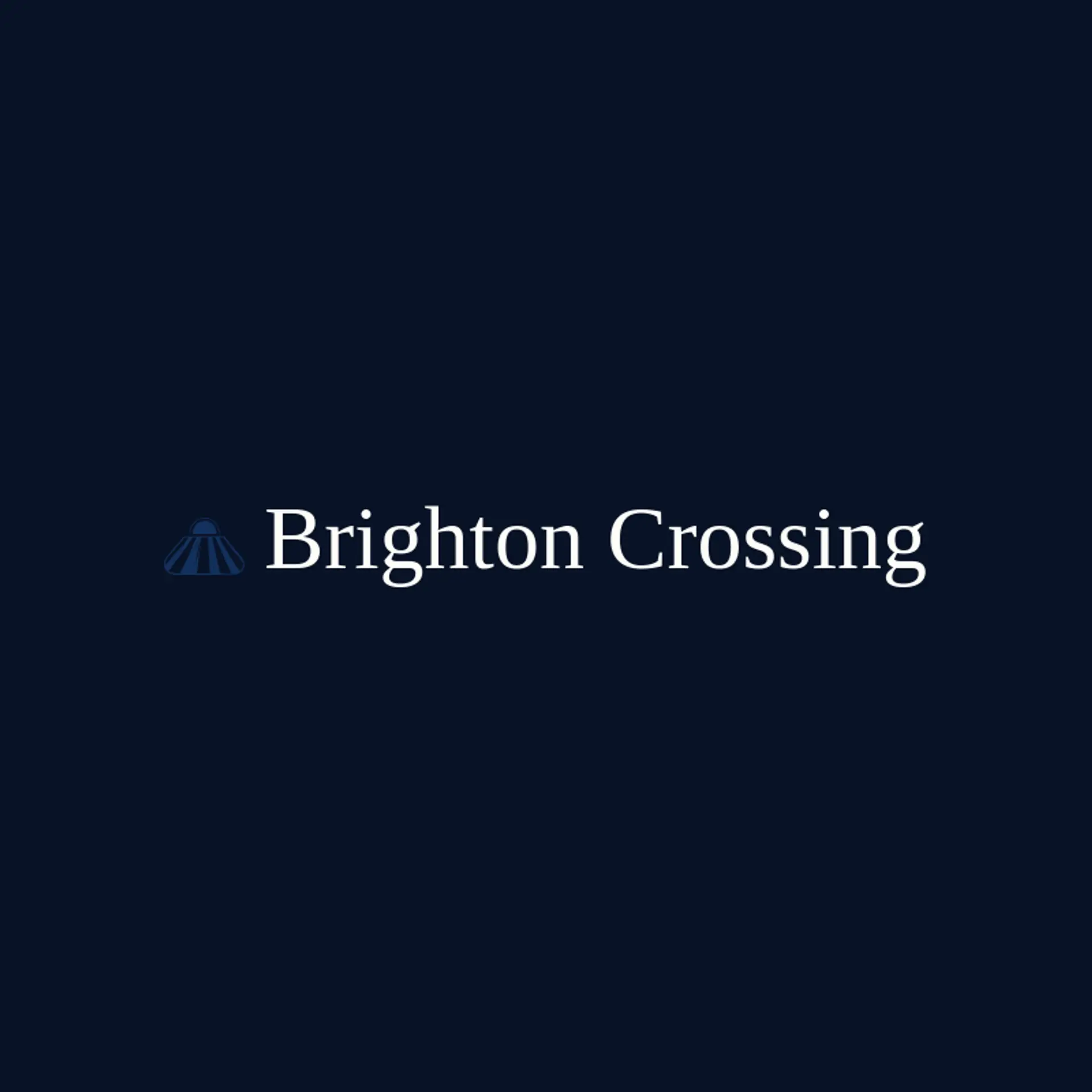 Brighton Crossing logo for urban