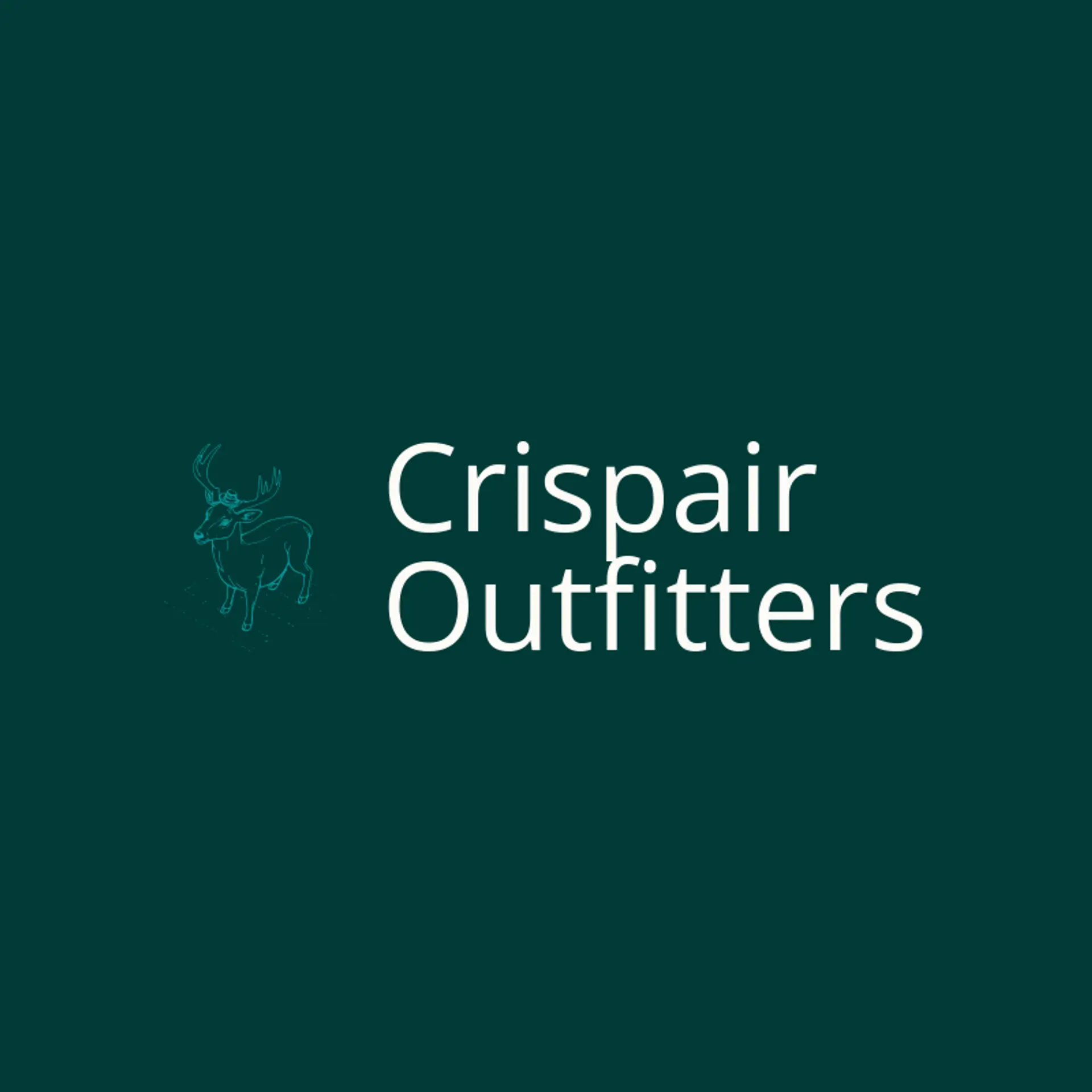 Crispair Outfitters logo for buck