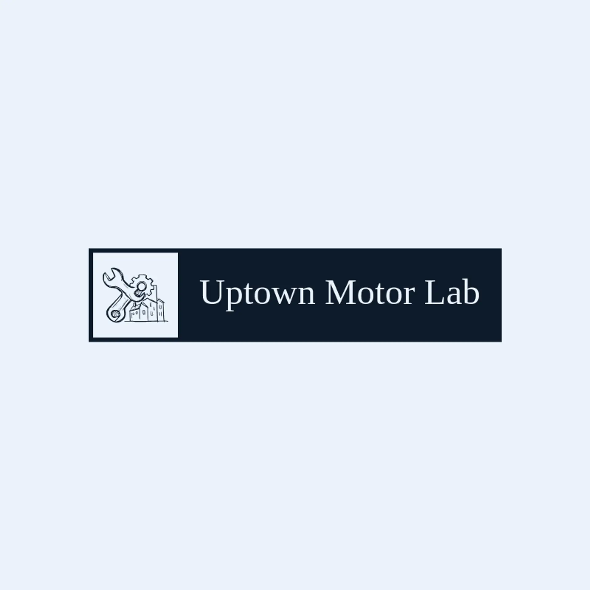 Uptown Motor Lab logo for car repair