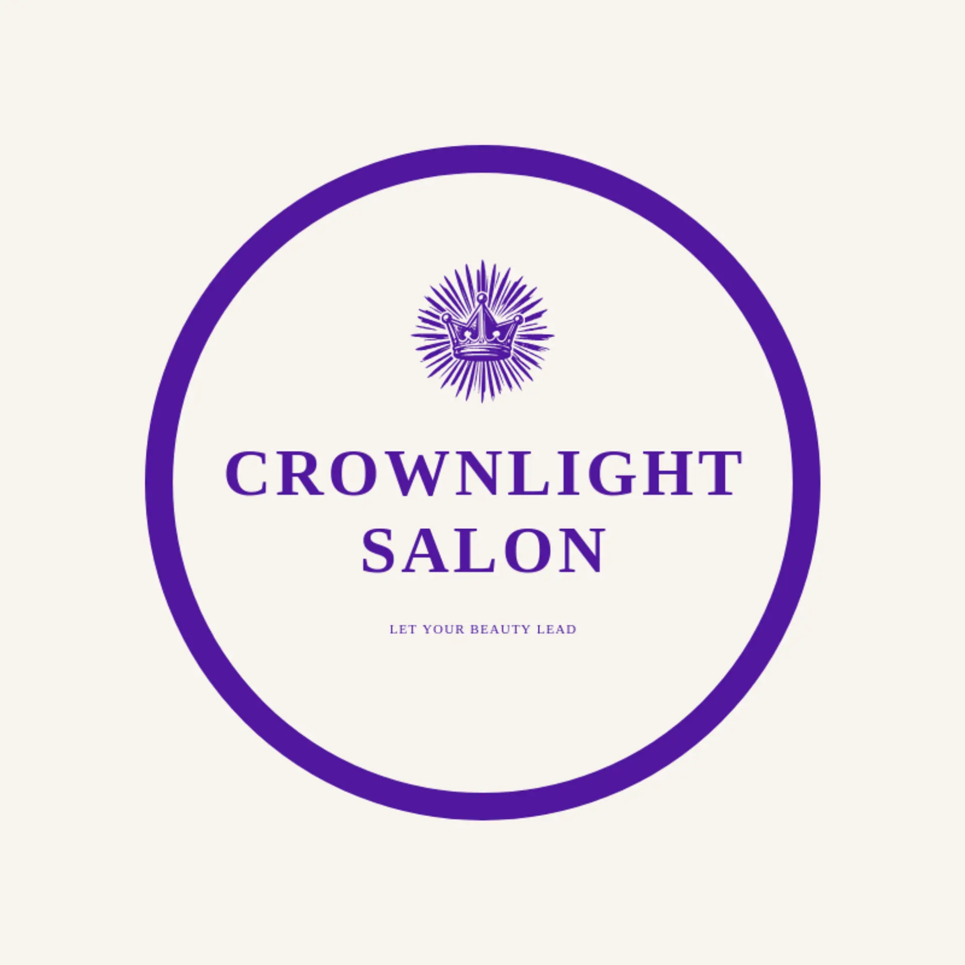 Crownlight Salon logo for hair