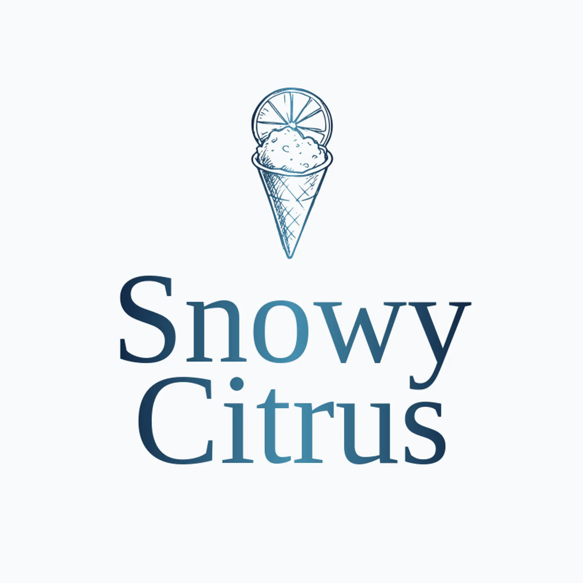 Snowy Citrus logo for snow cone