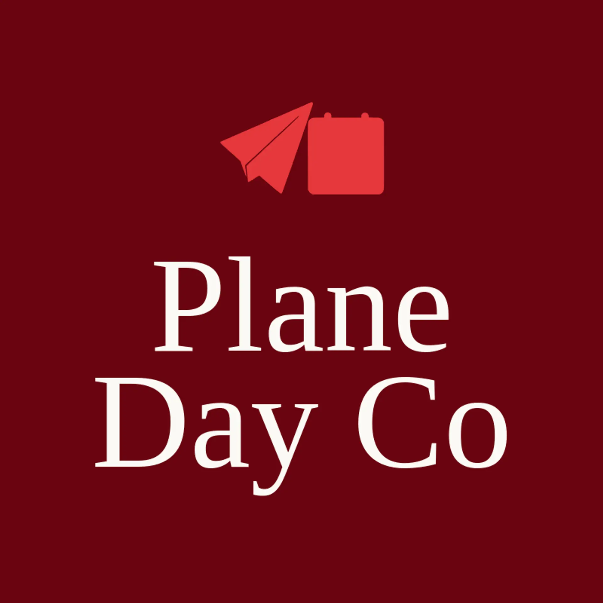 Plane Day Co logo for calendar