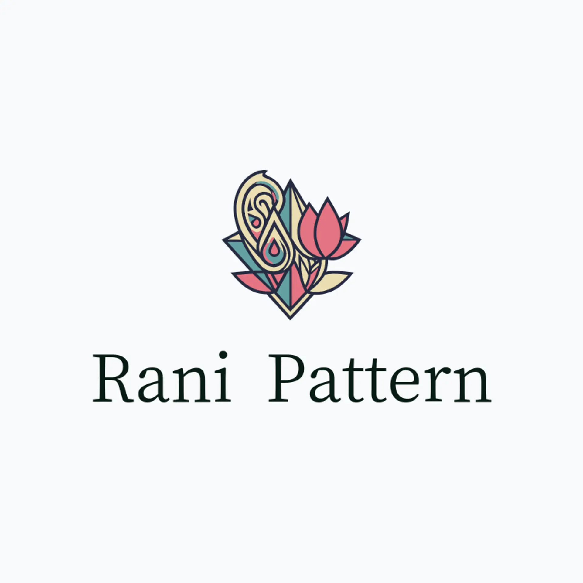 Rani Pattern logo for saree