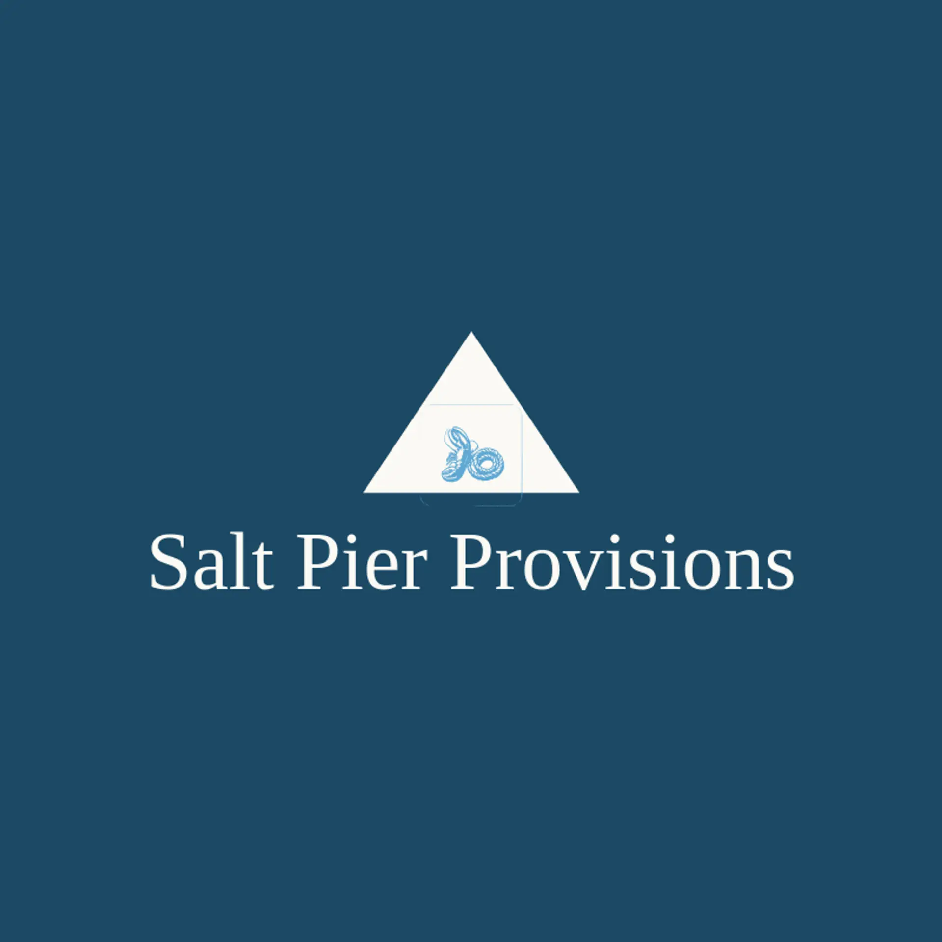 Salt Pier Provisions logo for lobster
