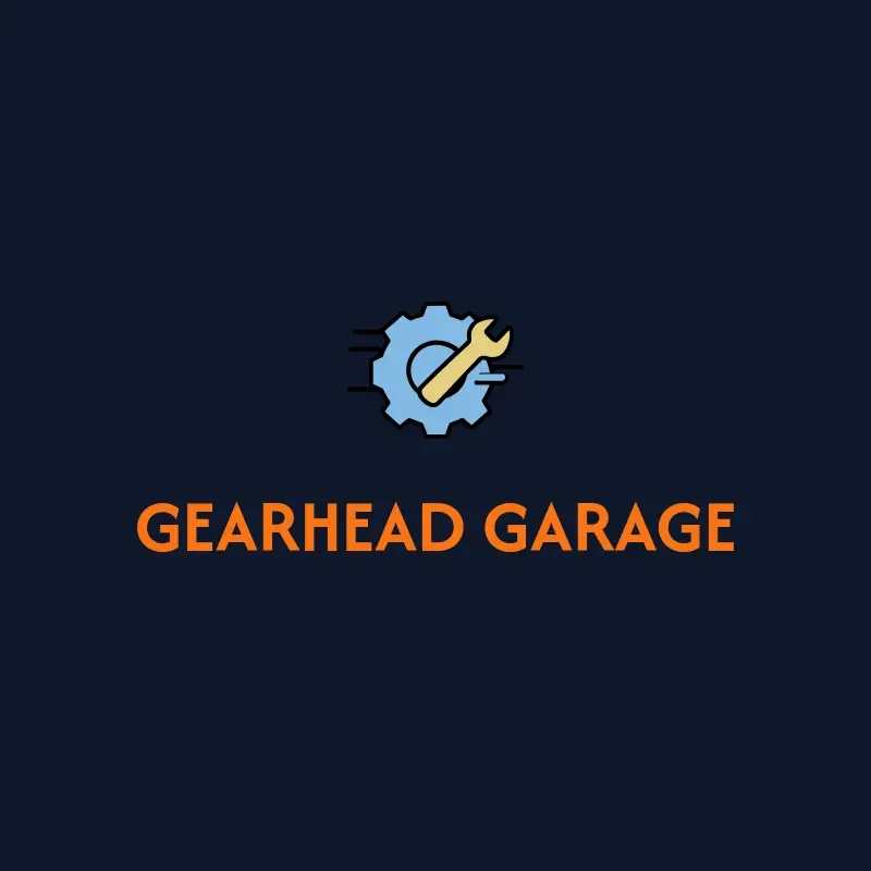 Gearhead Garage logo, an auto repair shop name idea