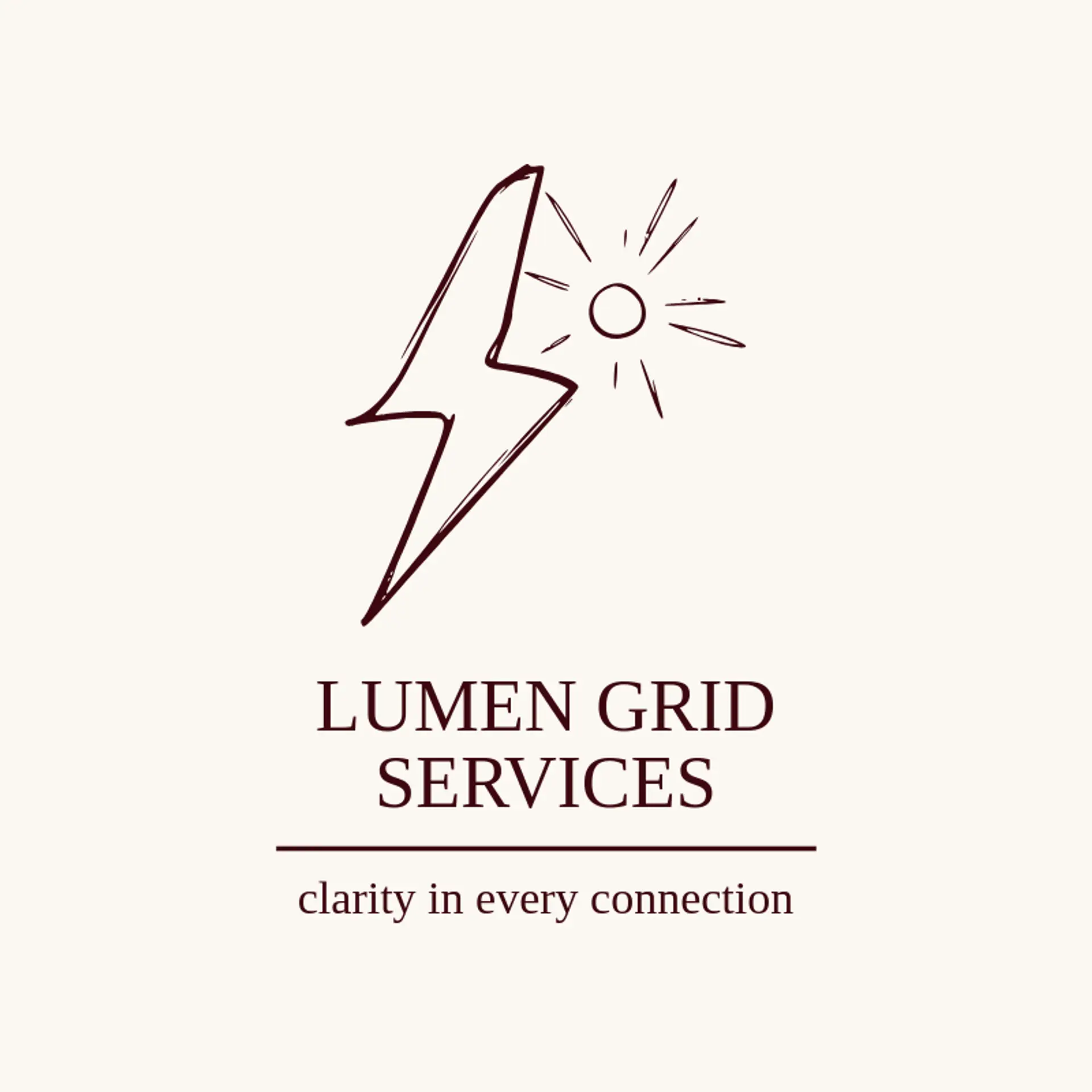 Lumen Grid Services logo for electricity