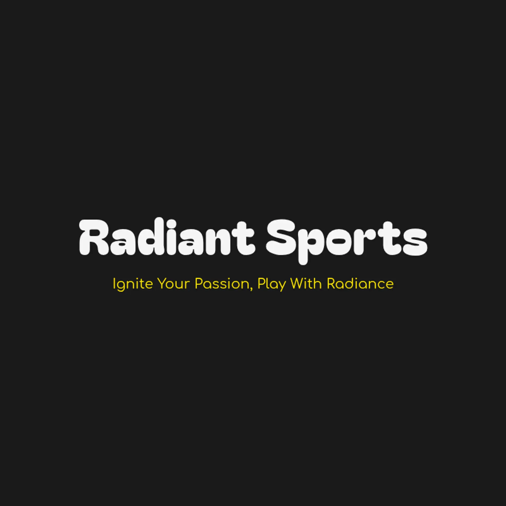 Radiant Sports logo for cool sports