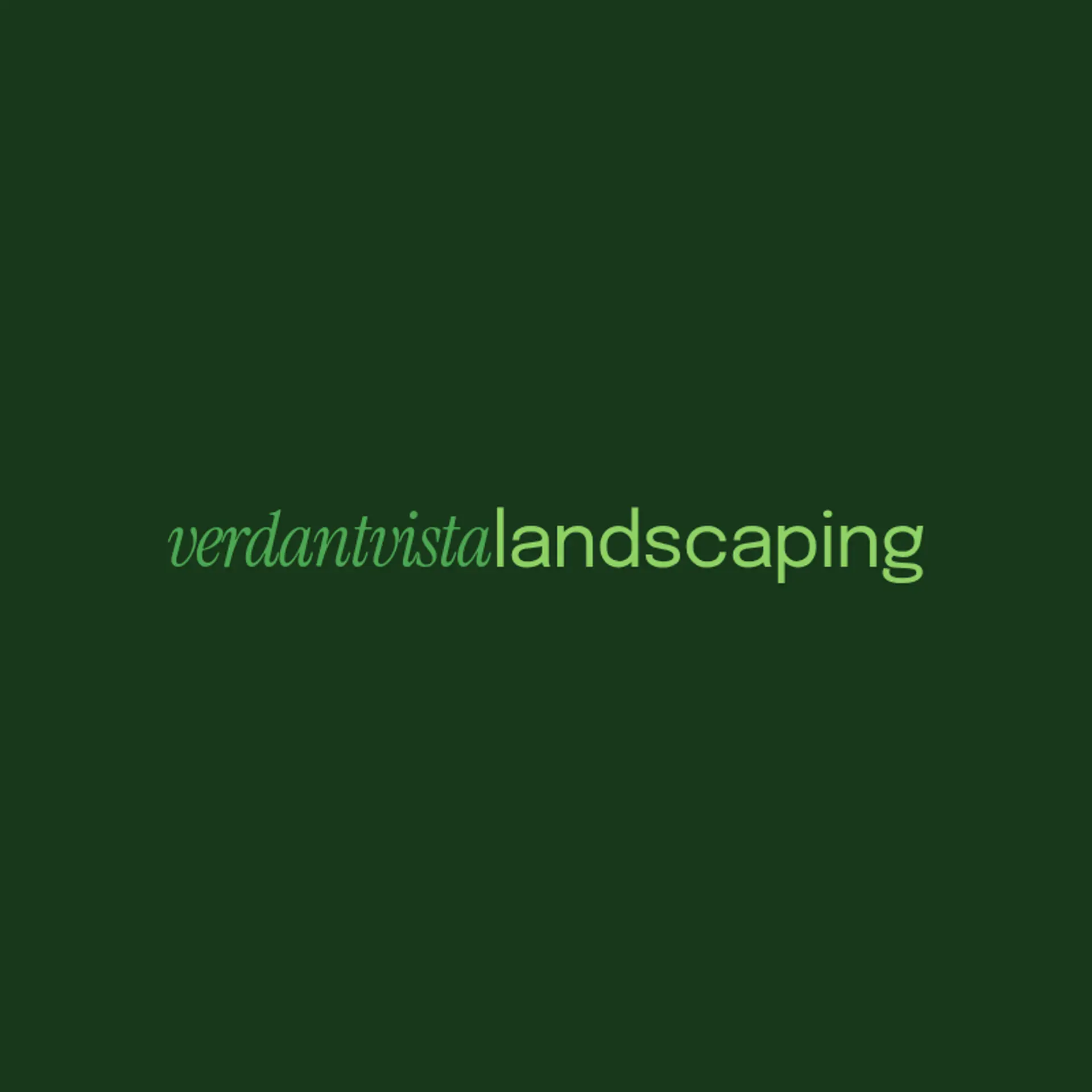 Verdant Vista Landscaping logo for landscaping