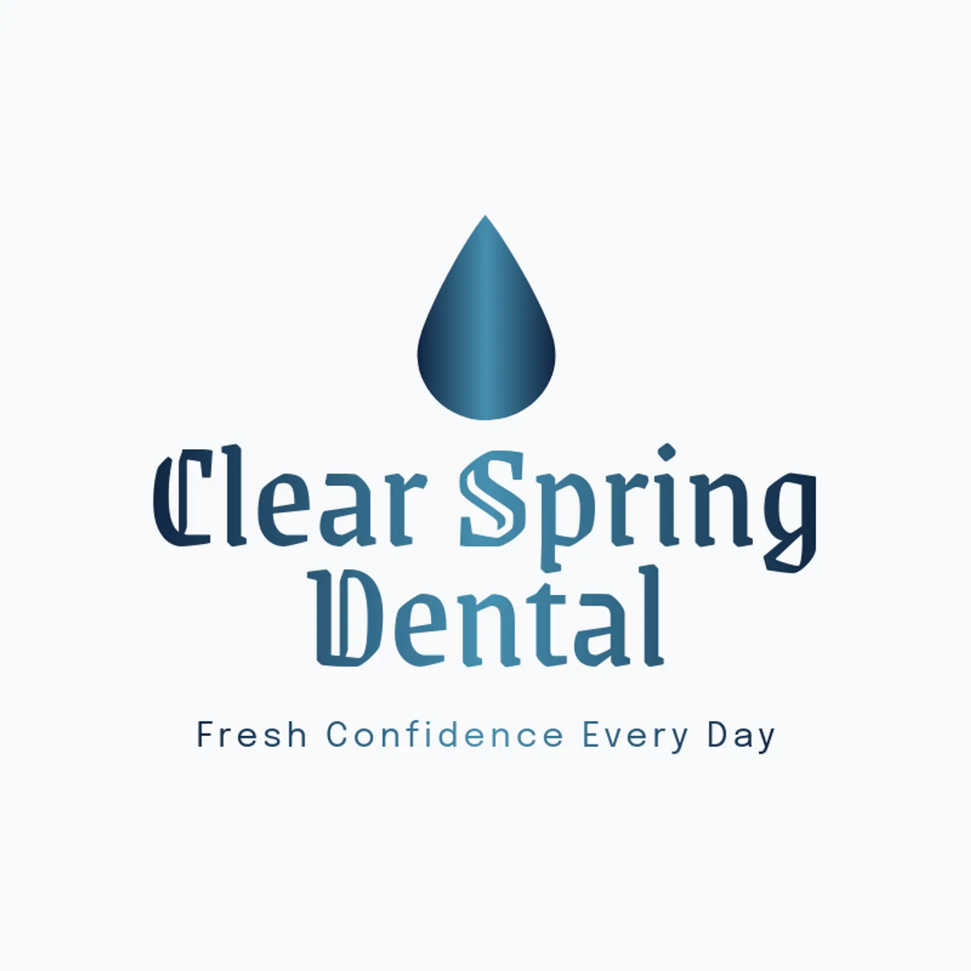 Clear Spring Dental logo for dental