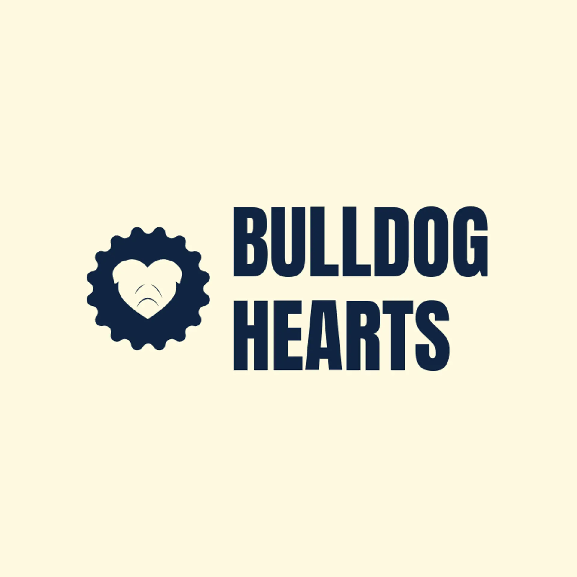 Bulldog Hearts logo for bulldog