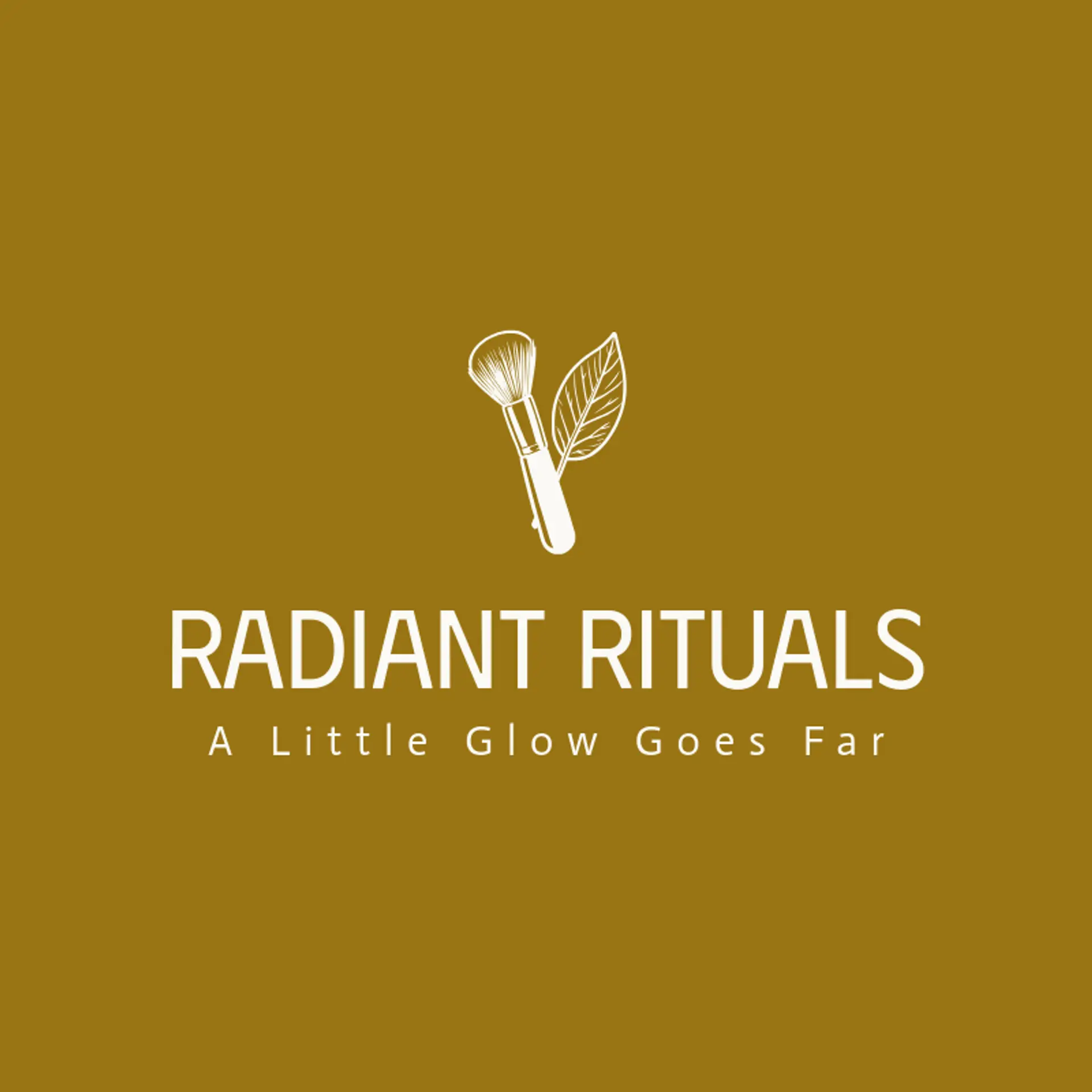Radiant Rituals logo for makeup