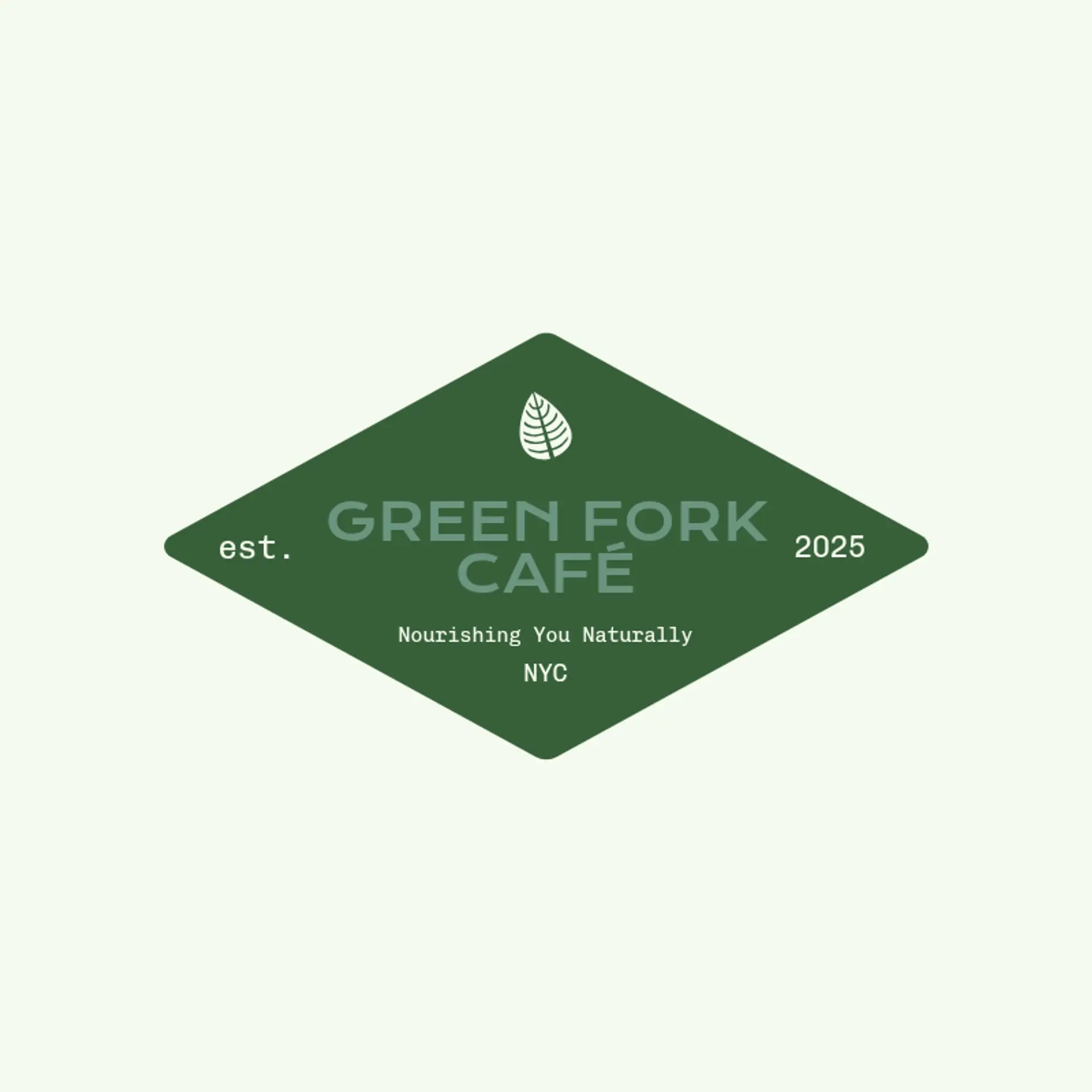 Garden Spoon logo for healthy restaurant