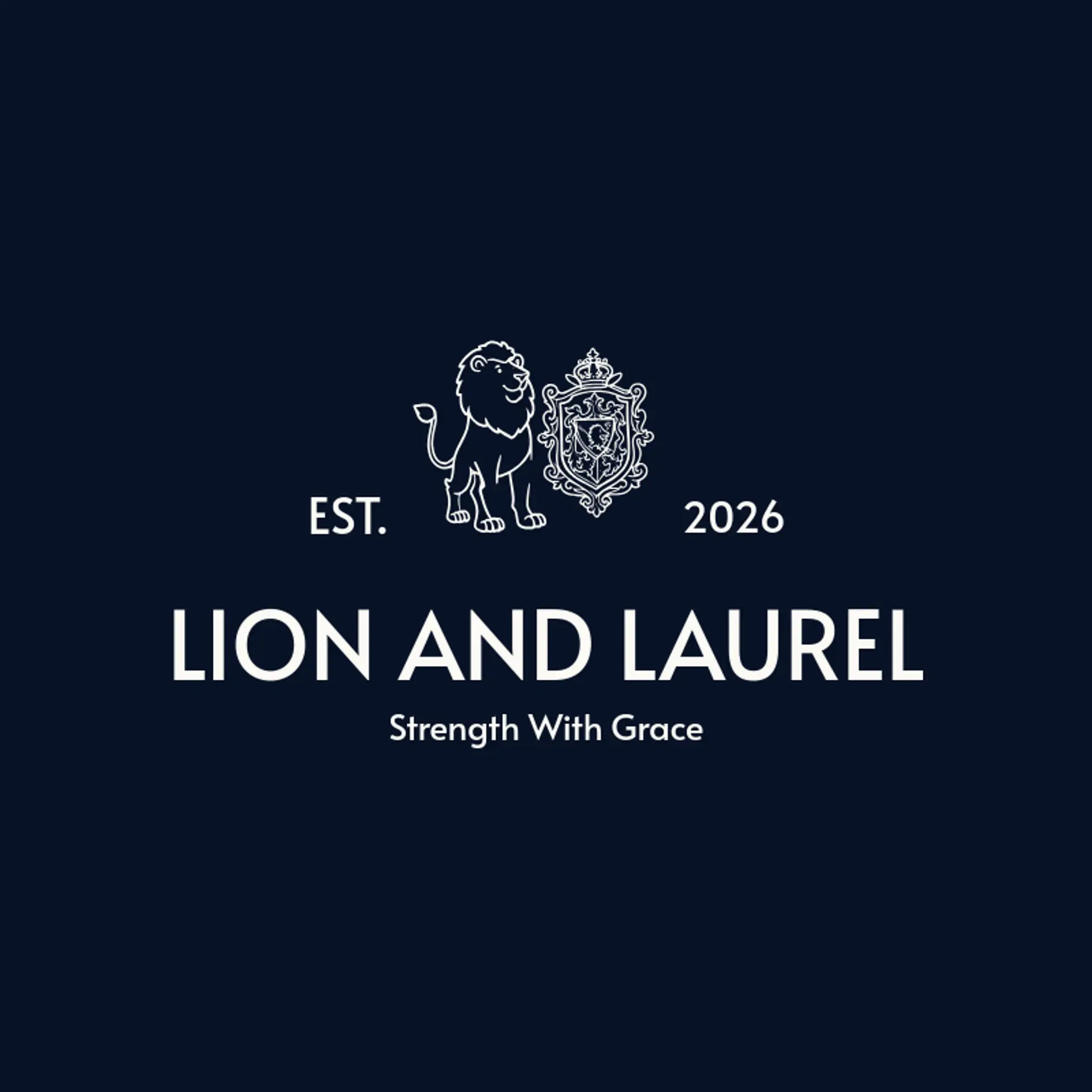 Lion And Laurel logo for crest
