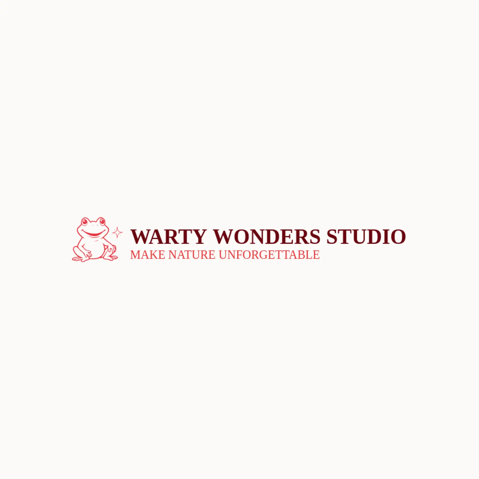Warty Wonders Studio logo for toad