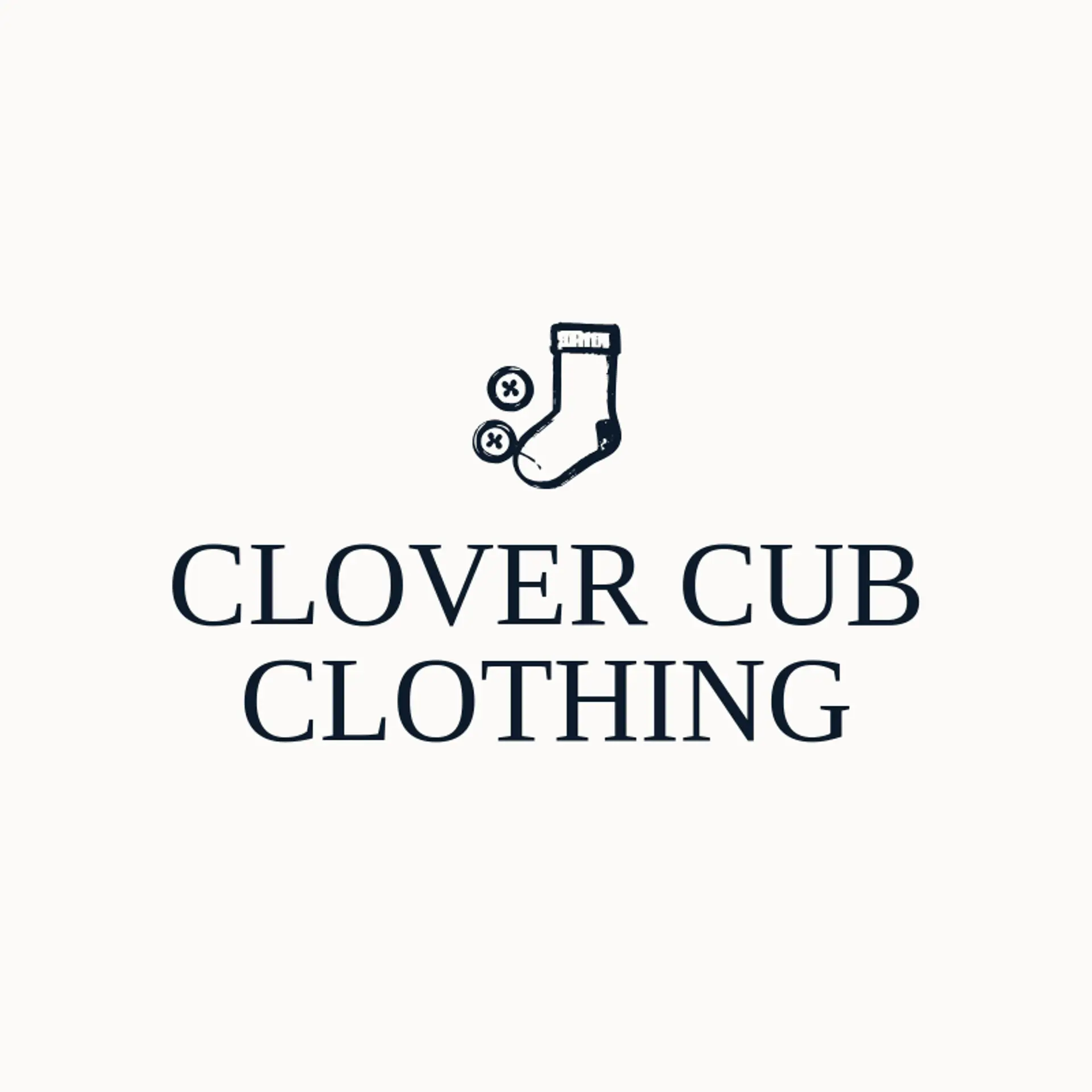 Clover Cub Clothing logo for kids clothing