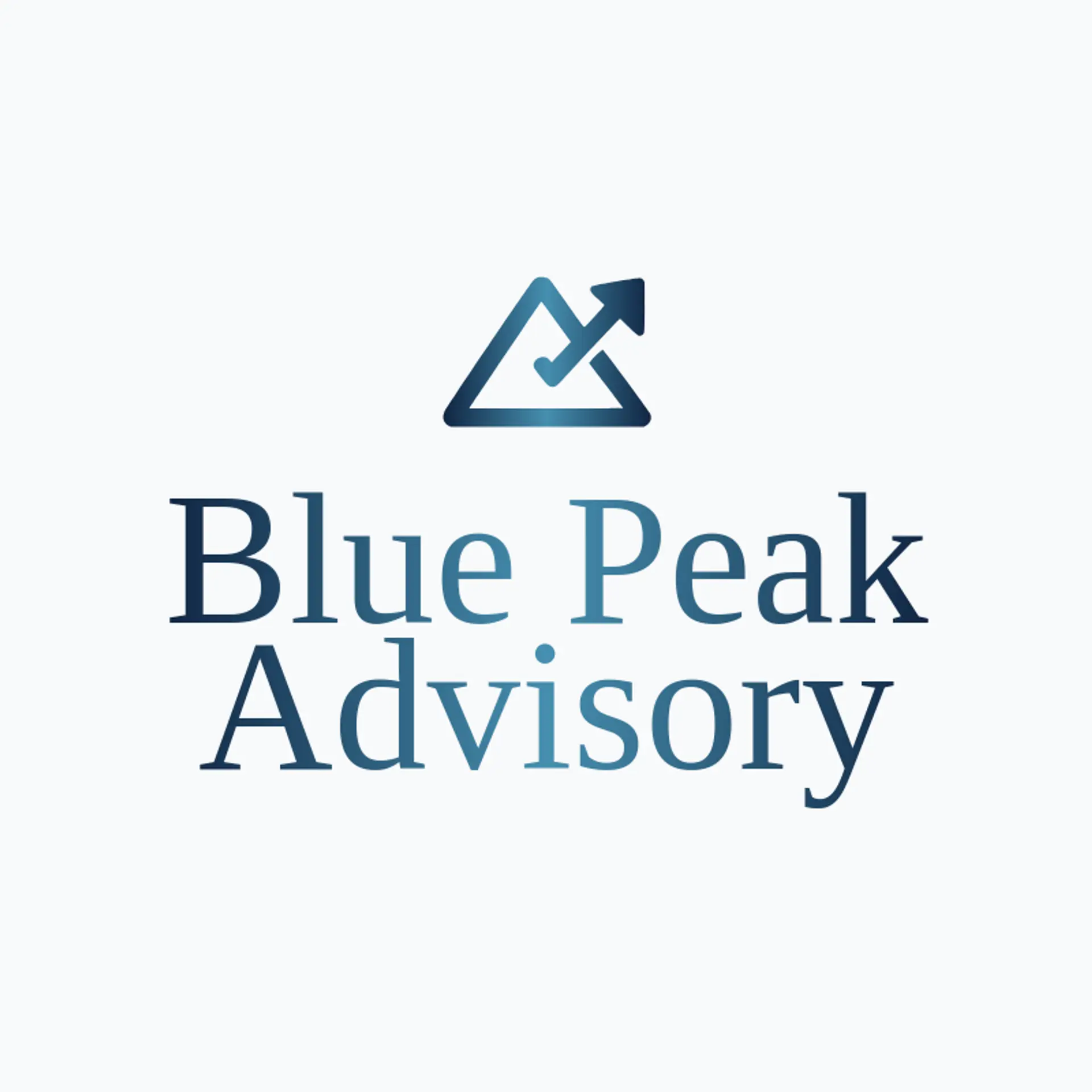 Blue Peak Advisory logo for wealth management