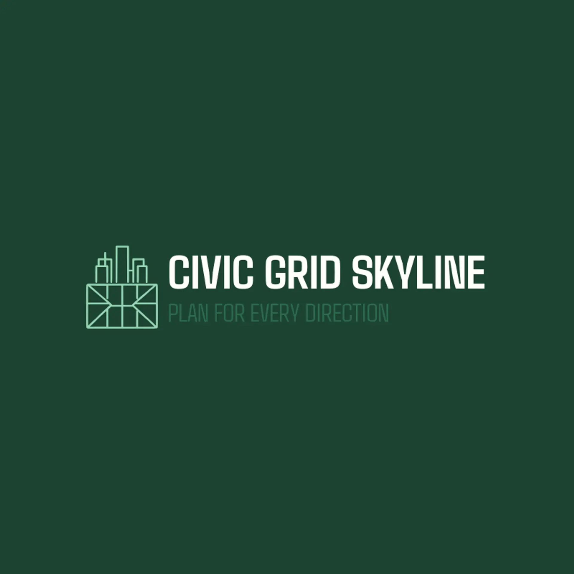 Civic Grid Skyline logo for skyline