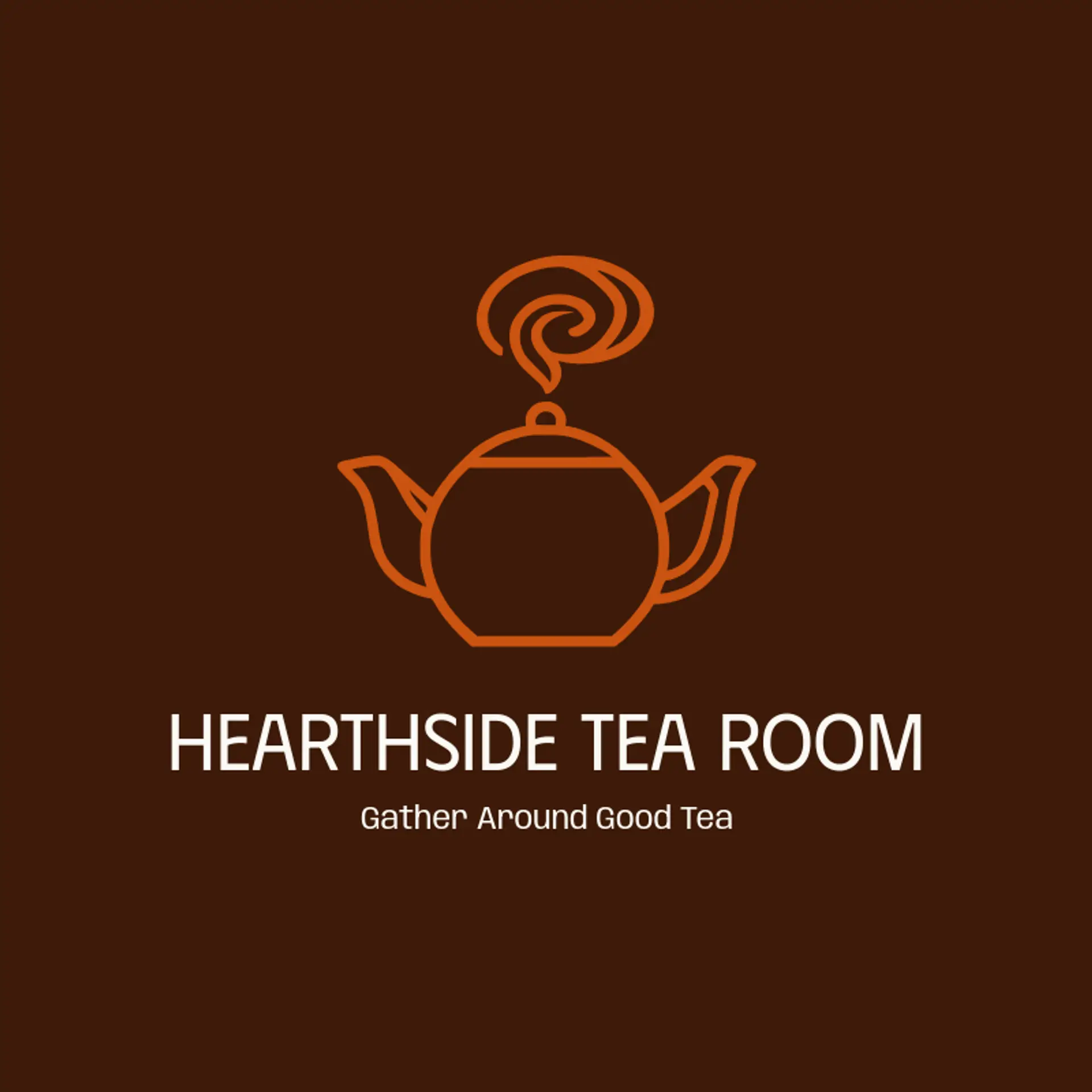 Hearthside Tea Room logo for tea shop