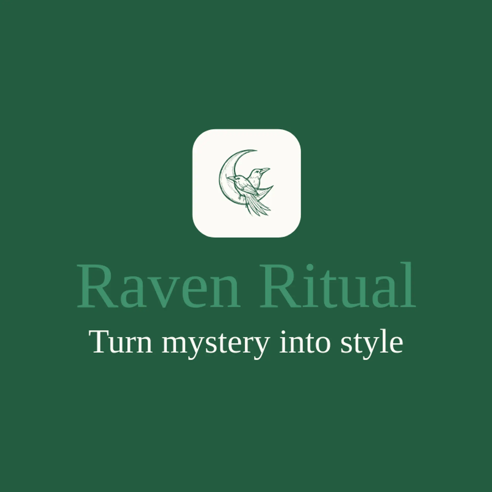 Raven Ritual logo for evil