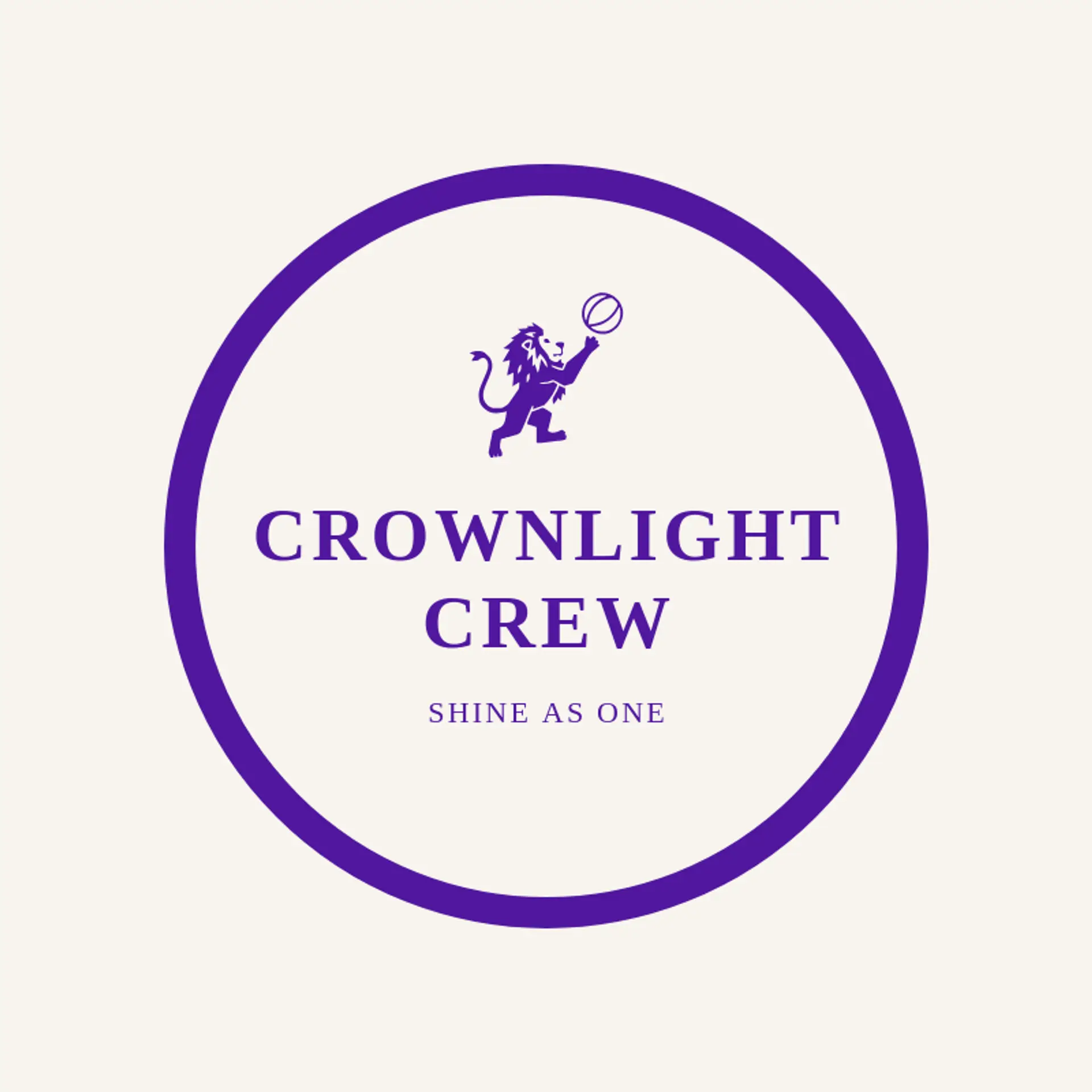 Crownlight Crew logo for lion king