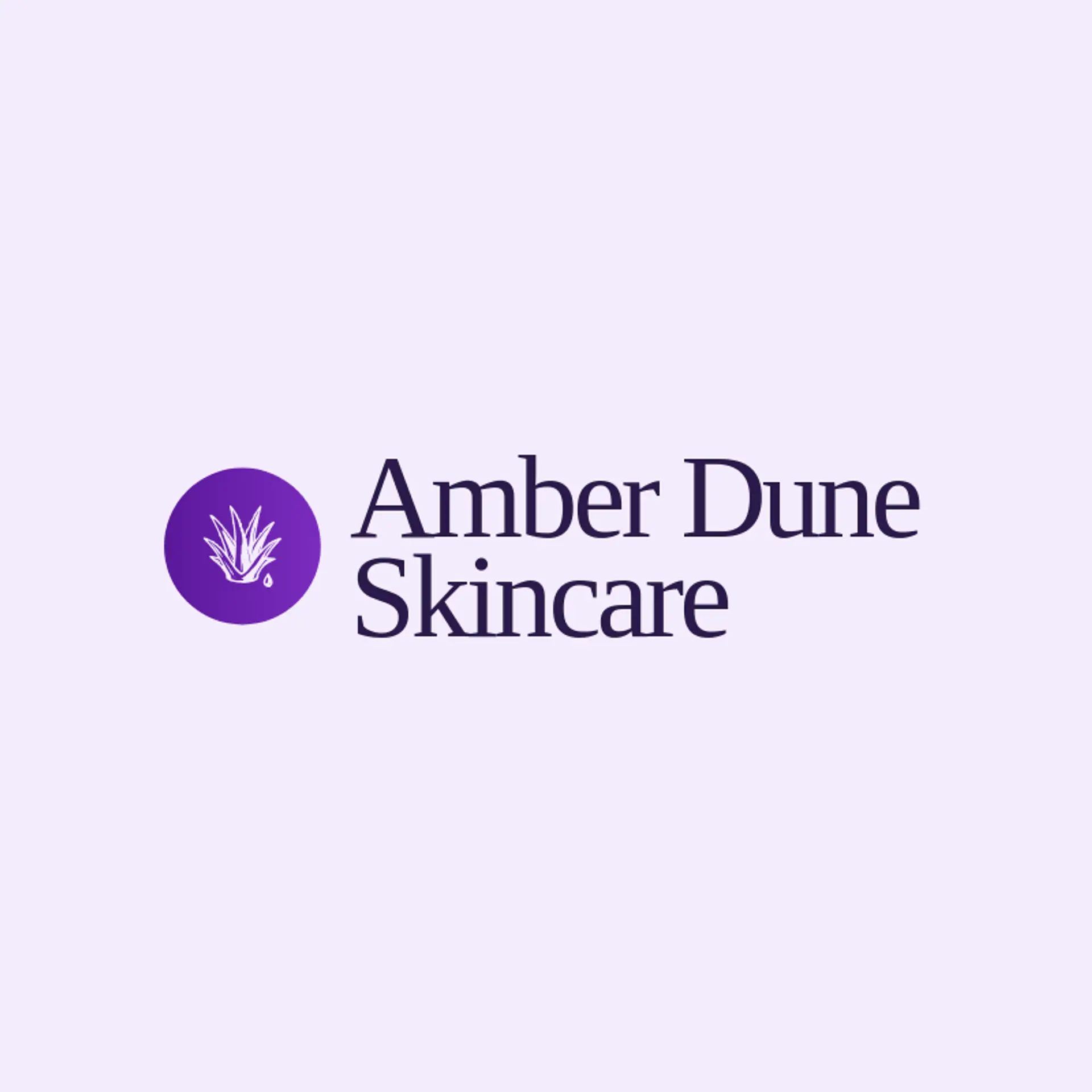 Amber Dune Skincare logo for Desert