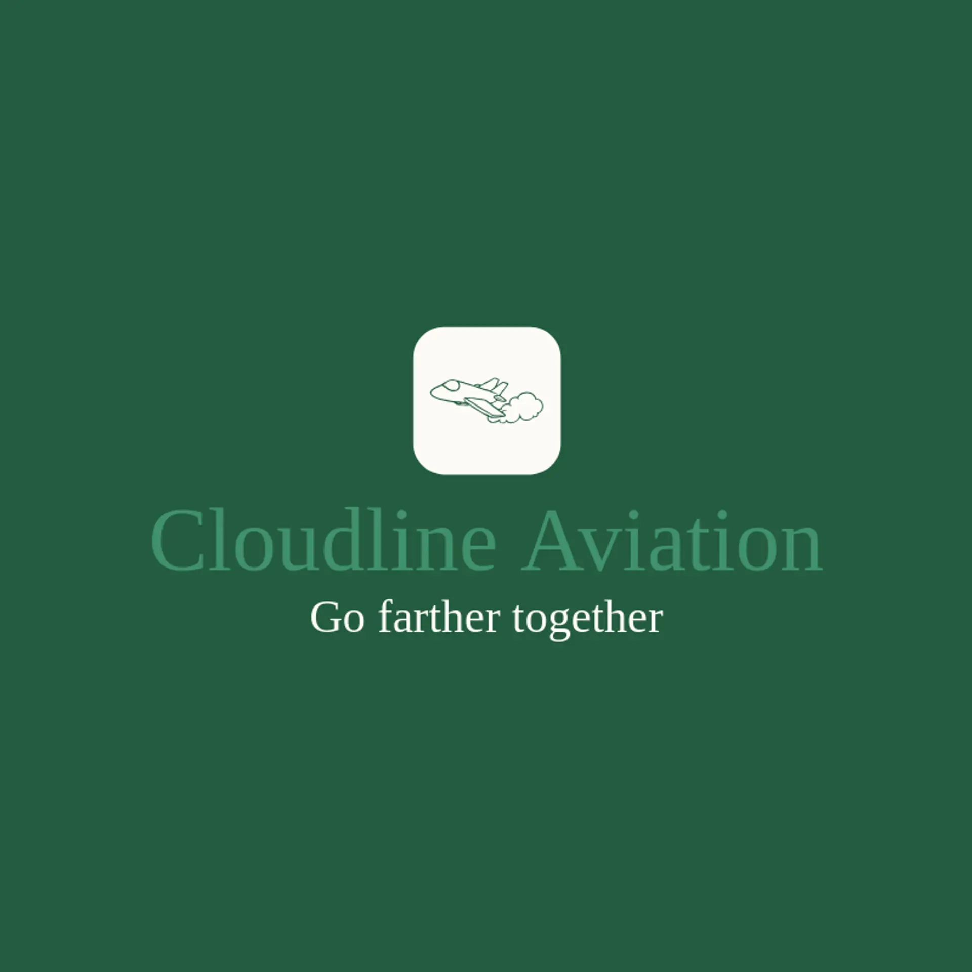 Cloudline Aviation logo for airforce