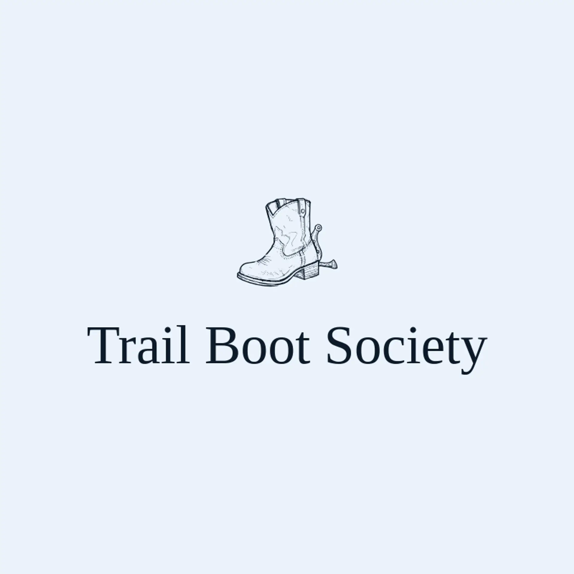 Trail Boot Society logo for outlaw