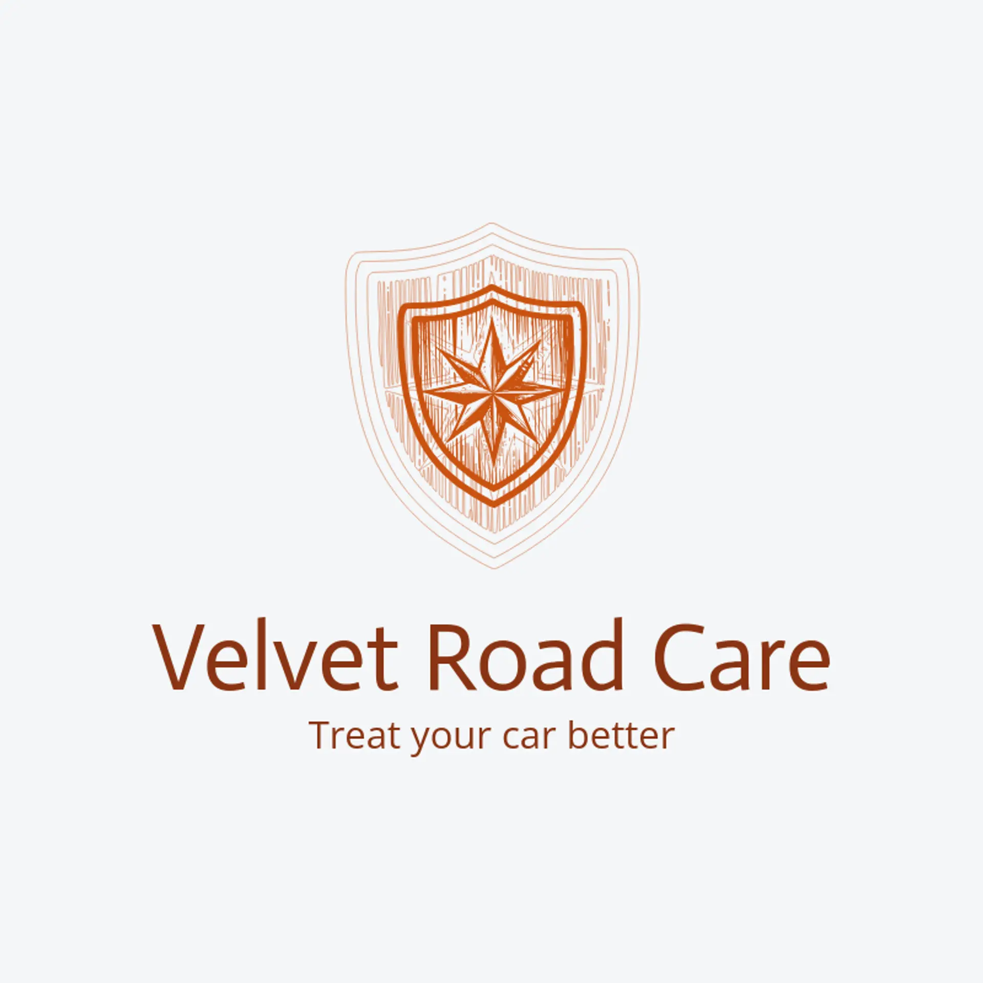 Velvet Road Care logo for car detailing