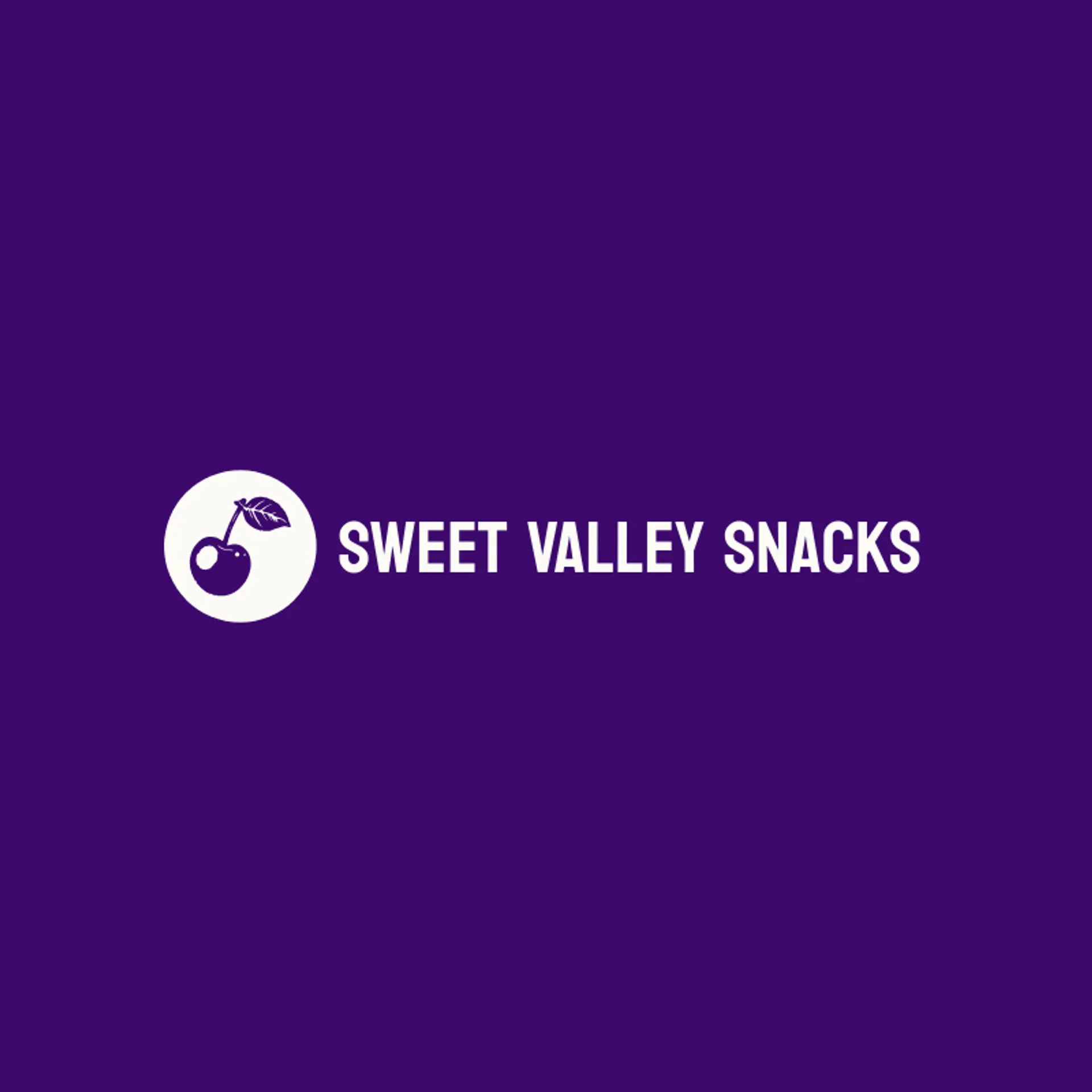 Sweet Valley Snacks logo for cherry