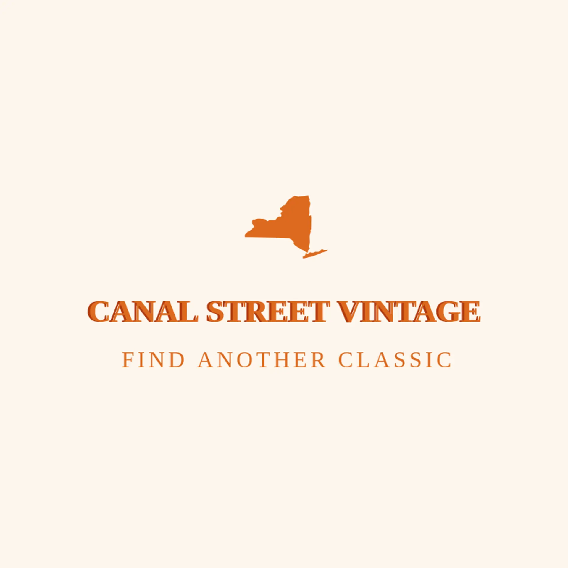 Canal Street Vintage logo for new york