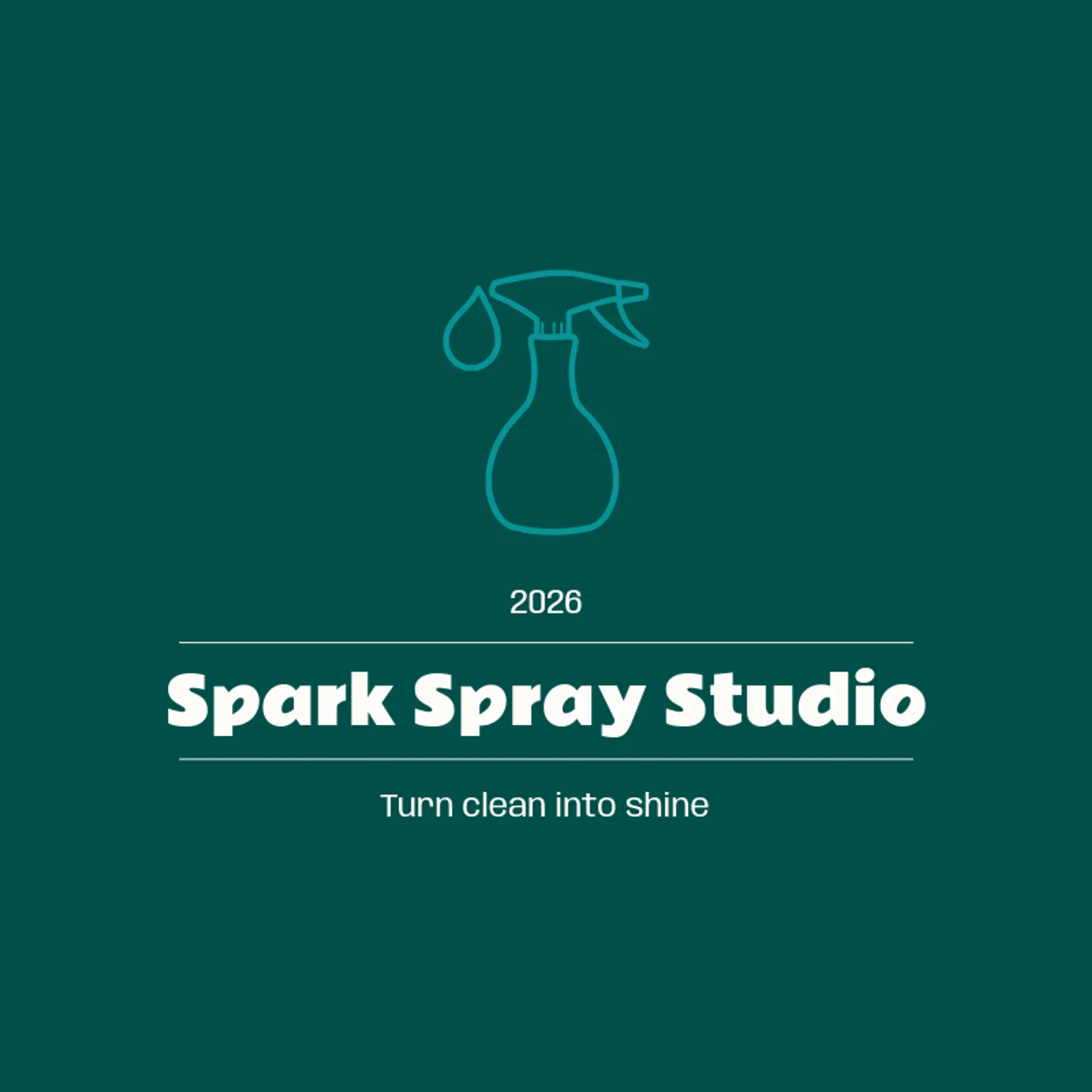 Spark Spray Studio logo for car detailing