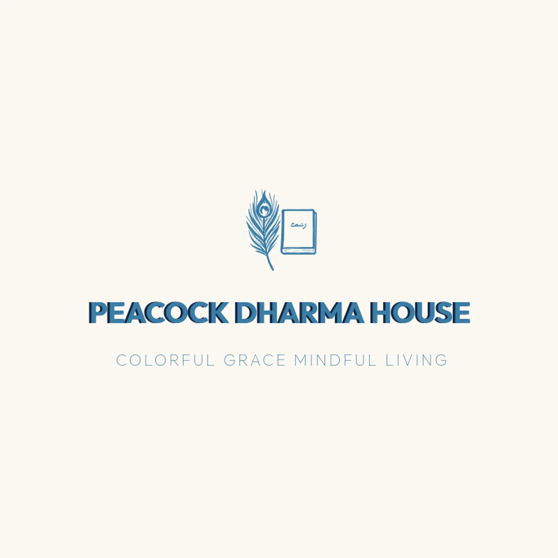 Peacock Dharma House logo for jainism
