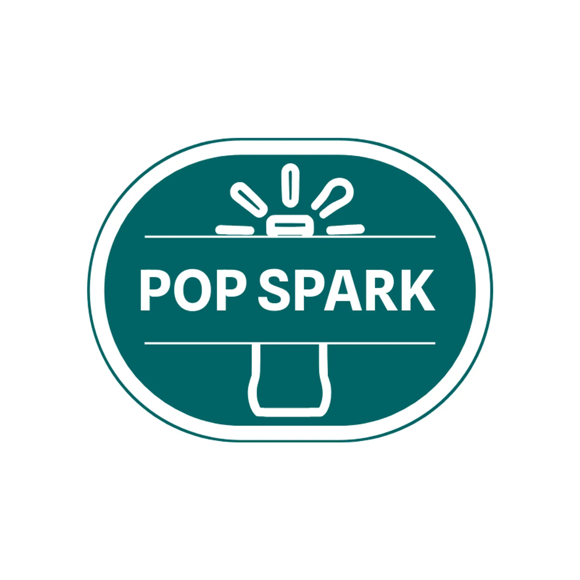 Pop Spark logo for soda