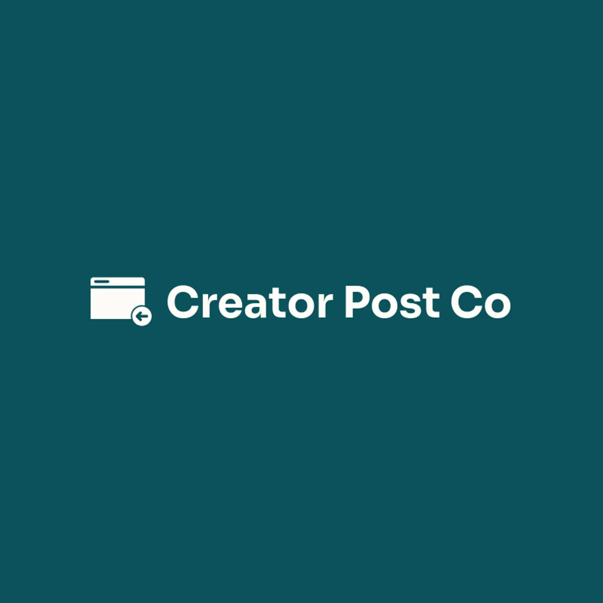 Creator Post Co logo for post