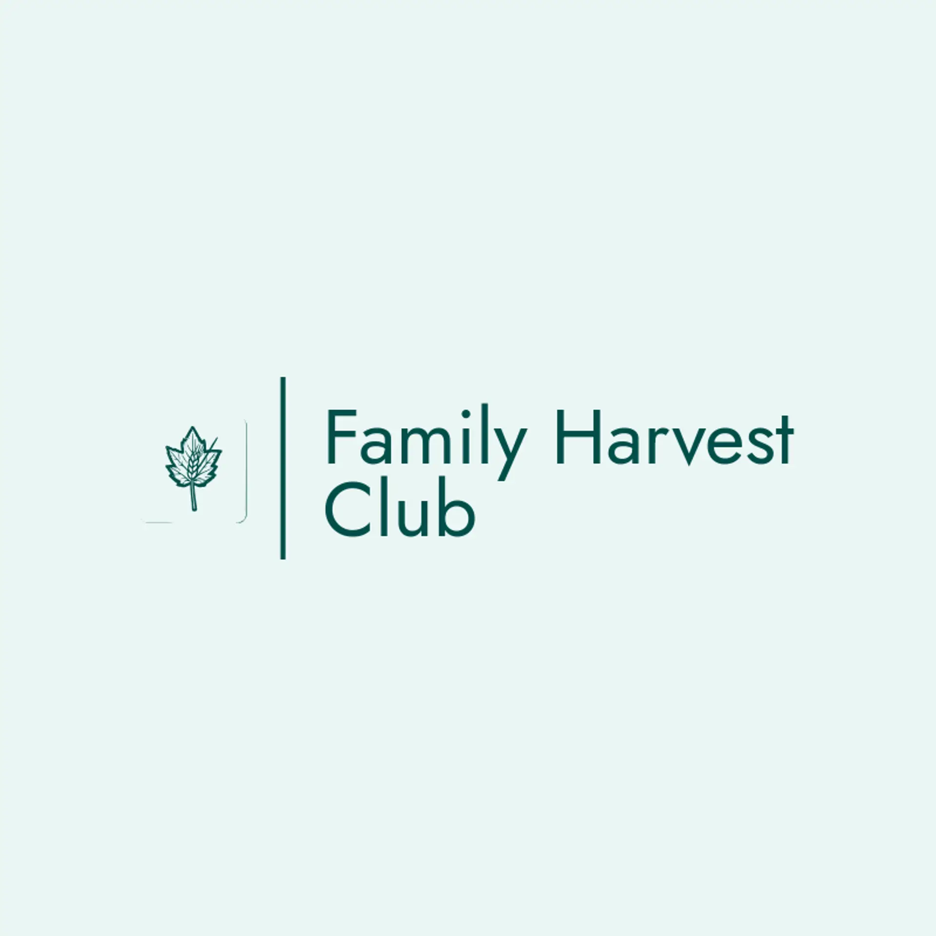 Family Harvest Club logo for thanksgiving