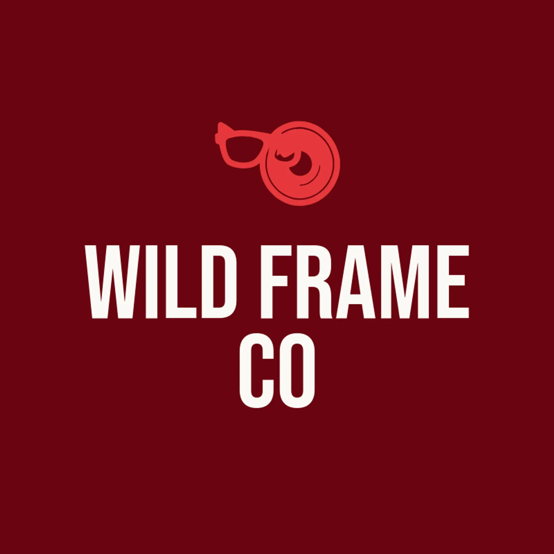 Wild Frame Co logo for glasses