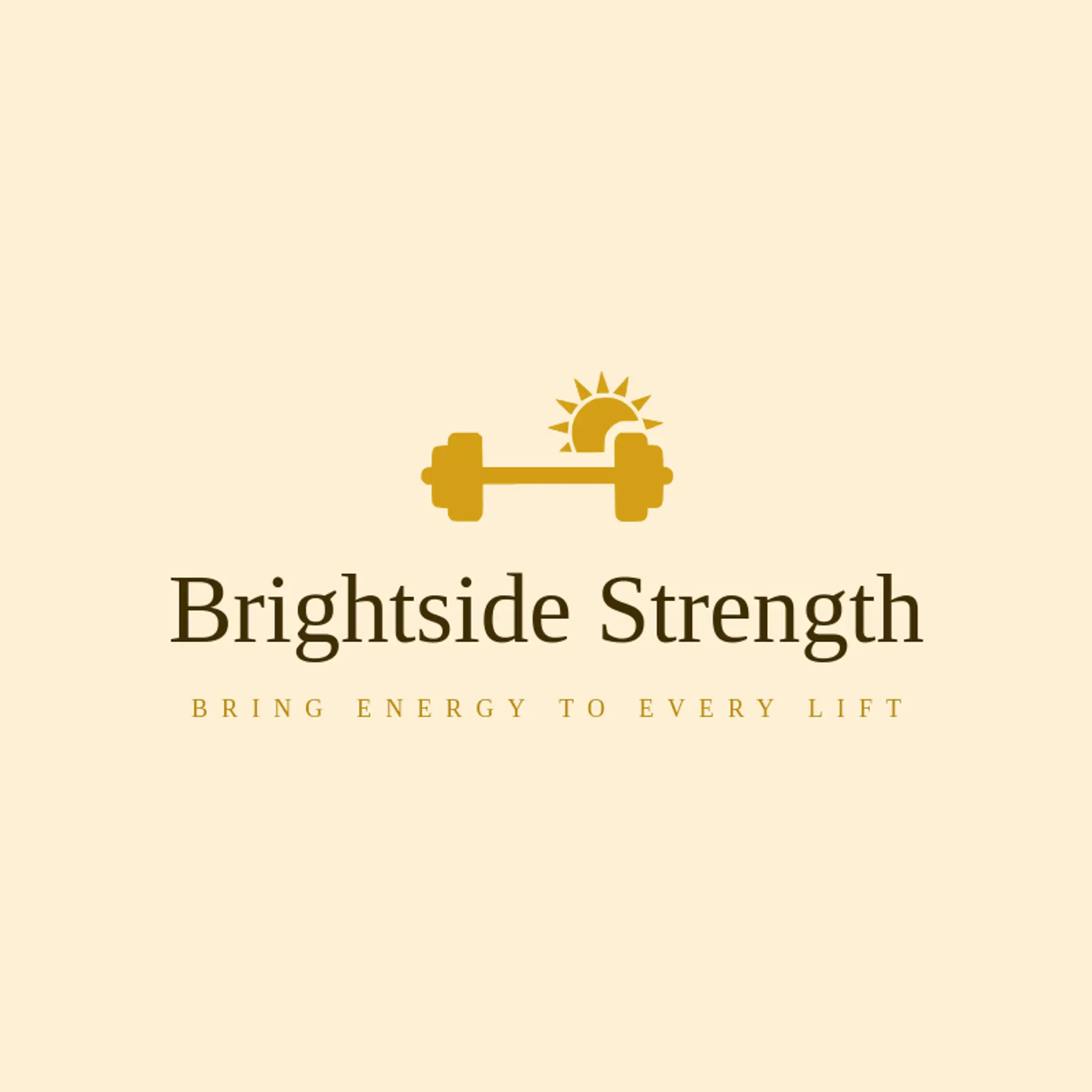 Brightside Strength logo for weightlifting