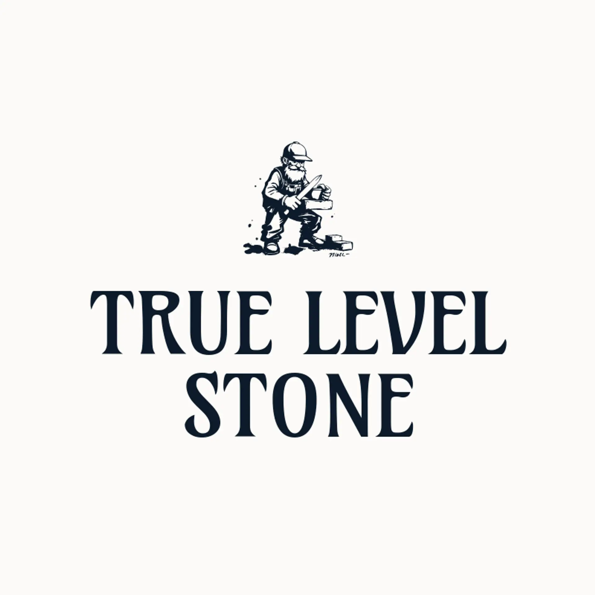True Level Stone logo for mason