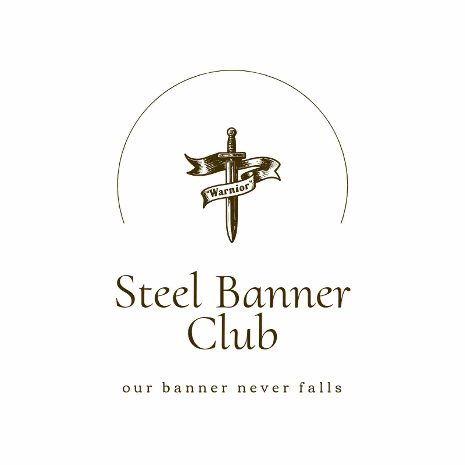 Steel Banner Club logo for warrior
